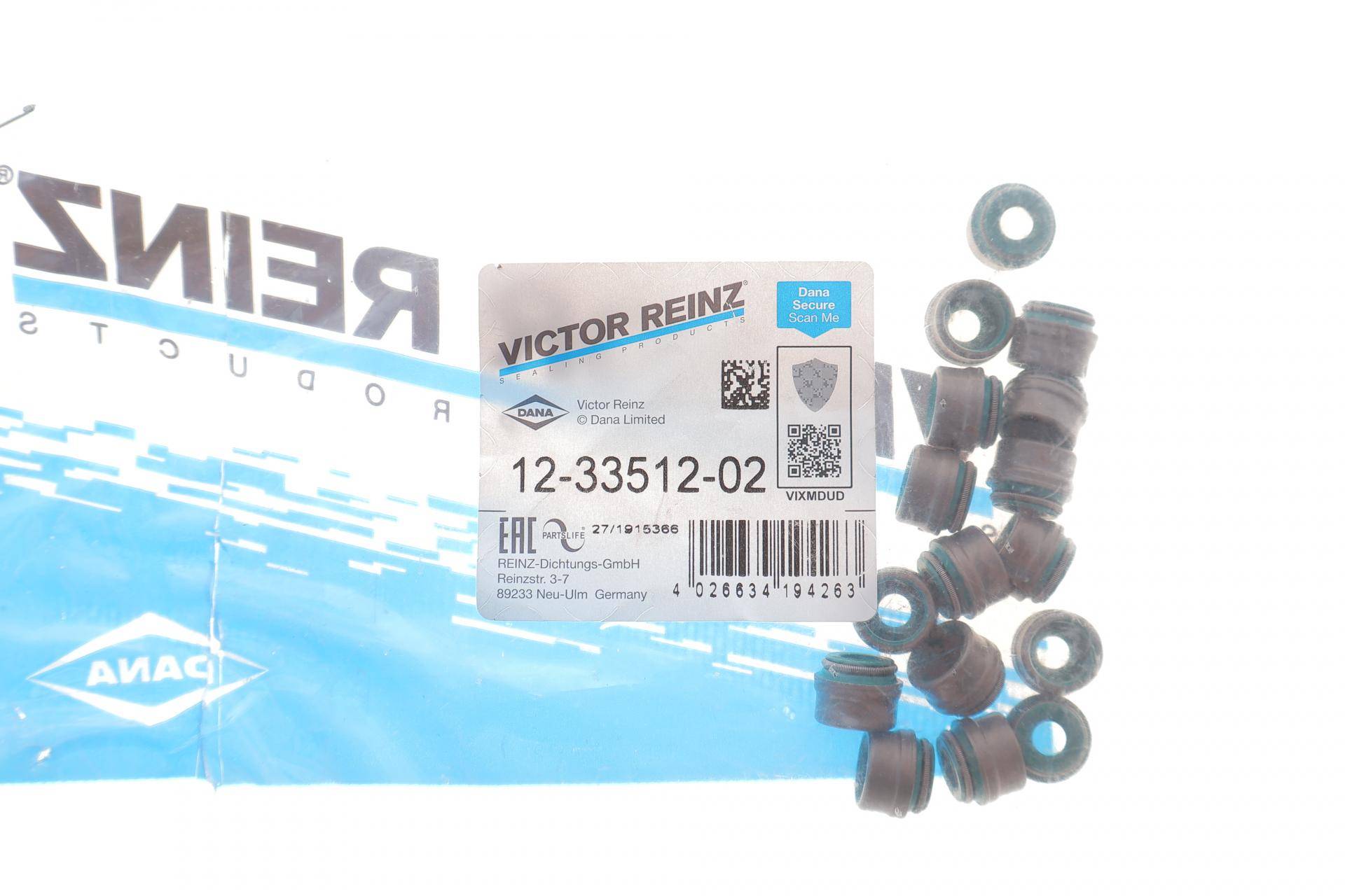 Сальник клапана (впуск/випуск) Renault Master 2.3 dCi 10- (к-кт 16шт.)