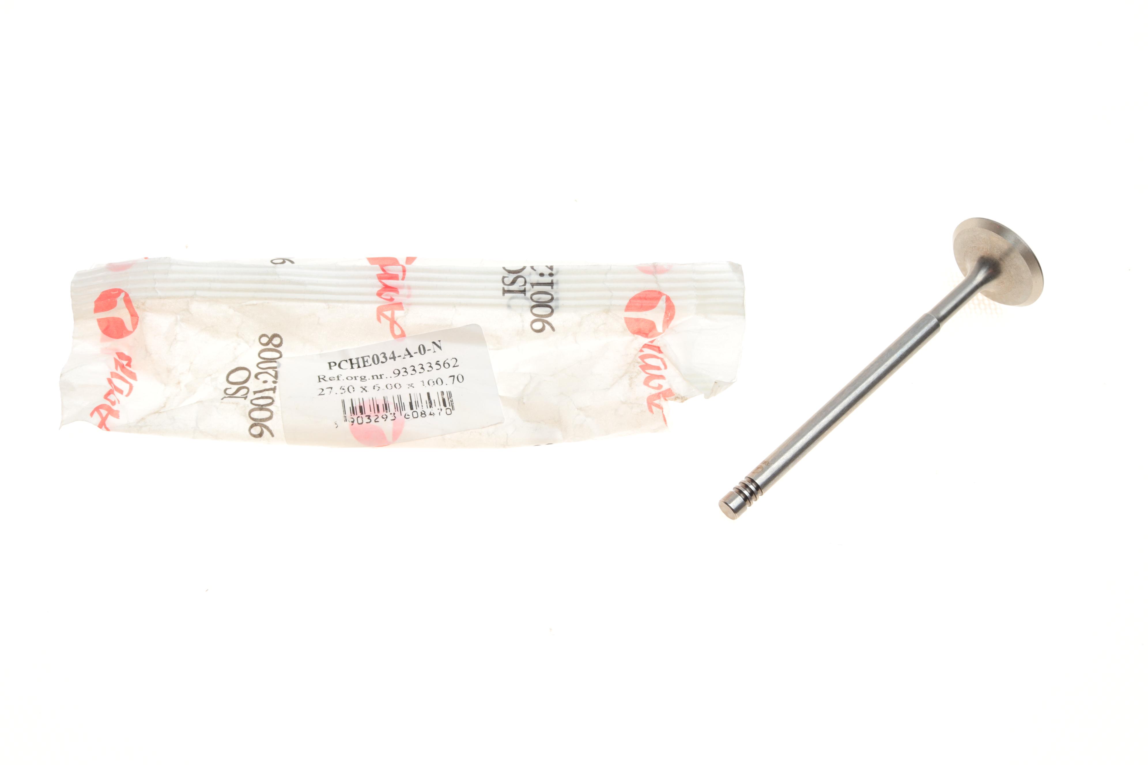 Клапан (випуск) Opel Astra F/G/Vectra A/B 1.8 16V/2.0 16V 92-05 (27.5x6x100.7) (азотовані)