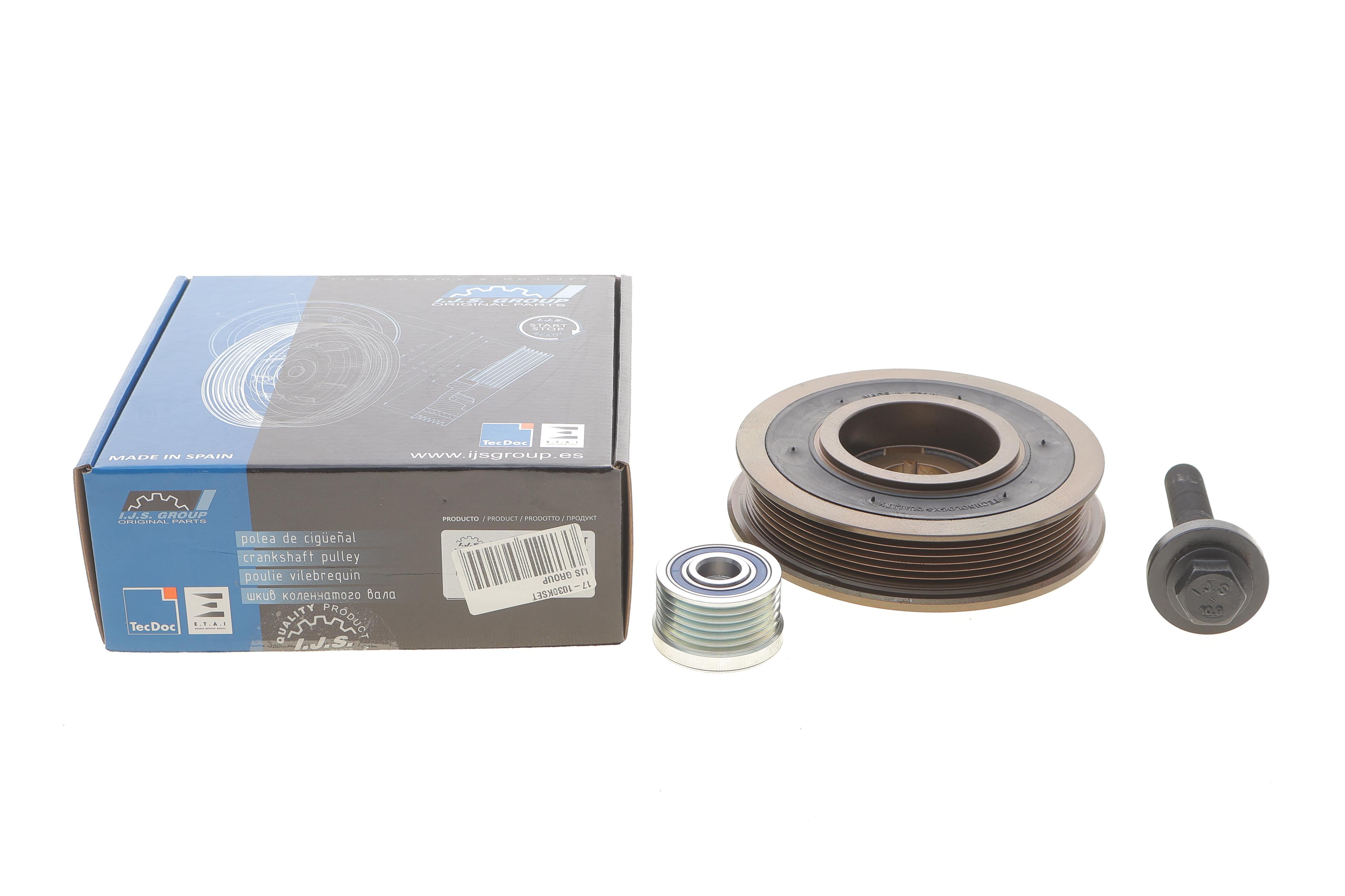 Шків колінвалу Opel Astra G/Vectra B 2.0/2.2 CDTI (6PK) (в комплекті з болтом)