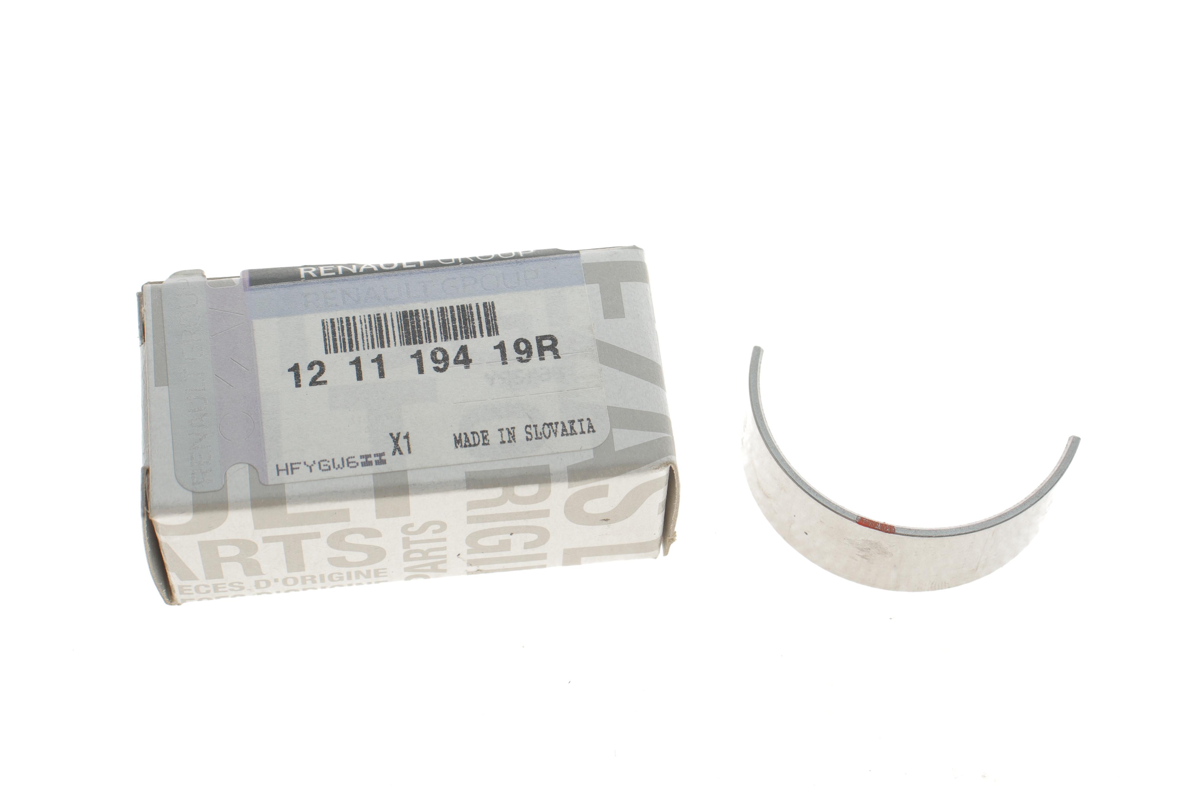 Вкладиші шатунні Renault Sandero 1.0 17- (STD)