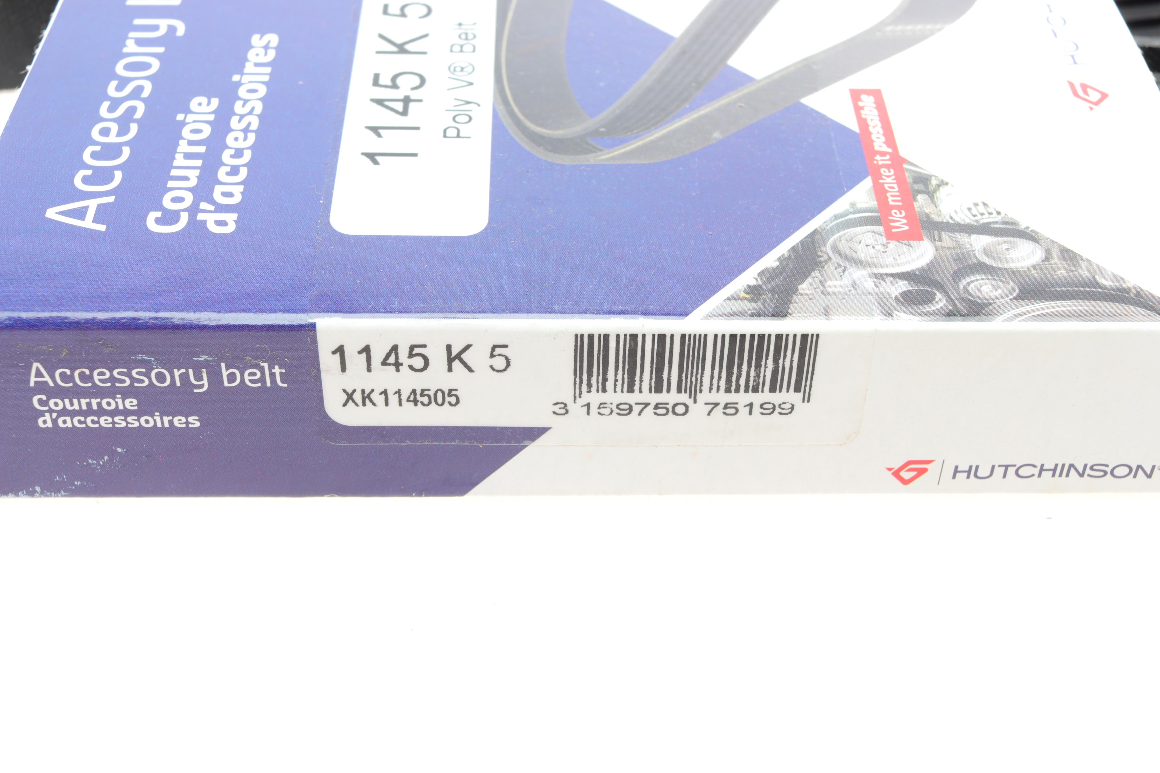 Ремінь генератора Fiat Doblo 1.4 05- (5PK1145)