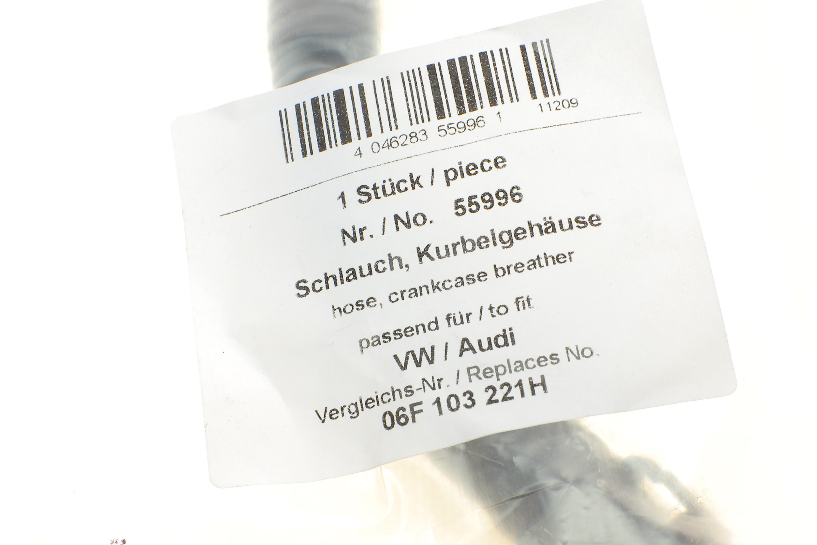 Патрубок вентиляції картера VW Golf V/Passat 03-11