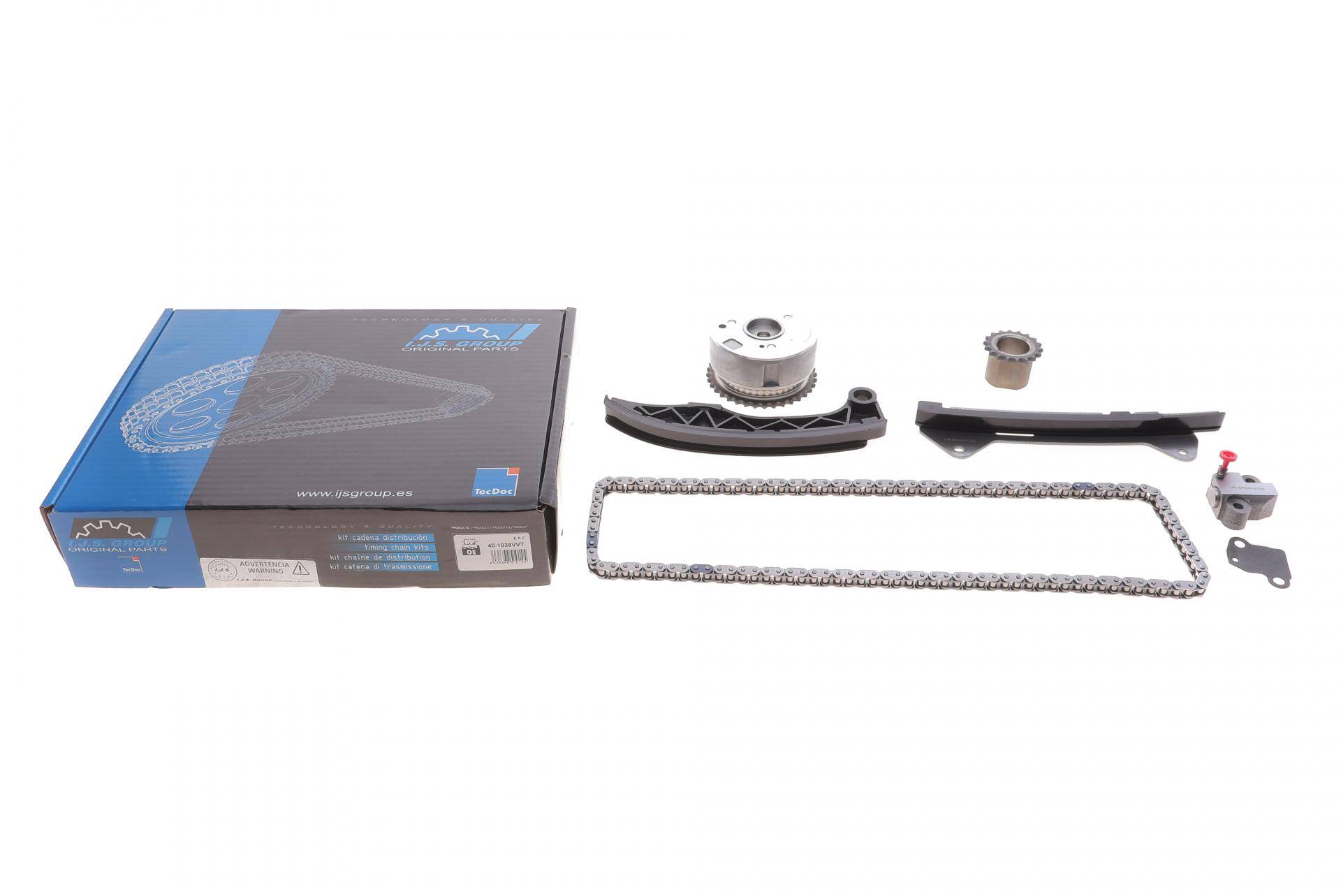 Комплект ланцюга ГРМ Citroen C1/Peugeot 107 1.0i 05- (ланцюг, шестерня, фазорегулятор)