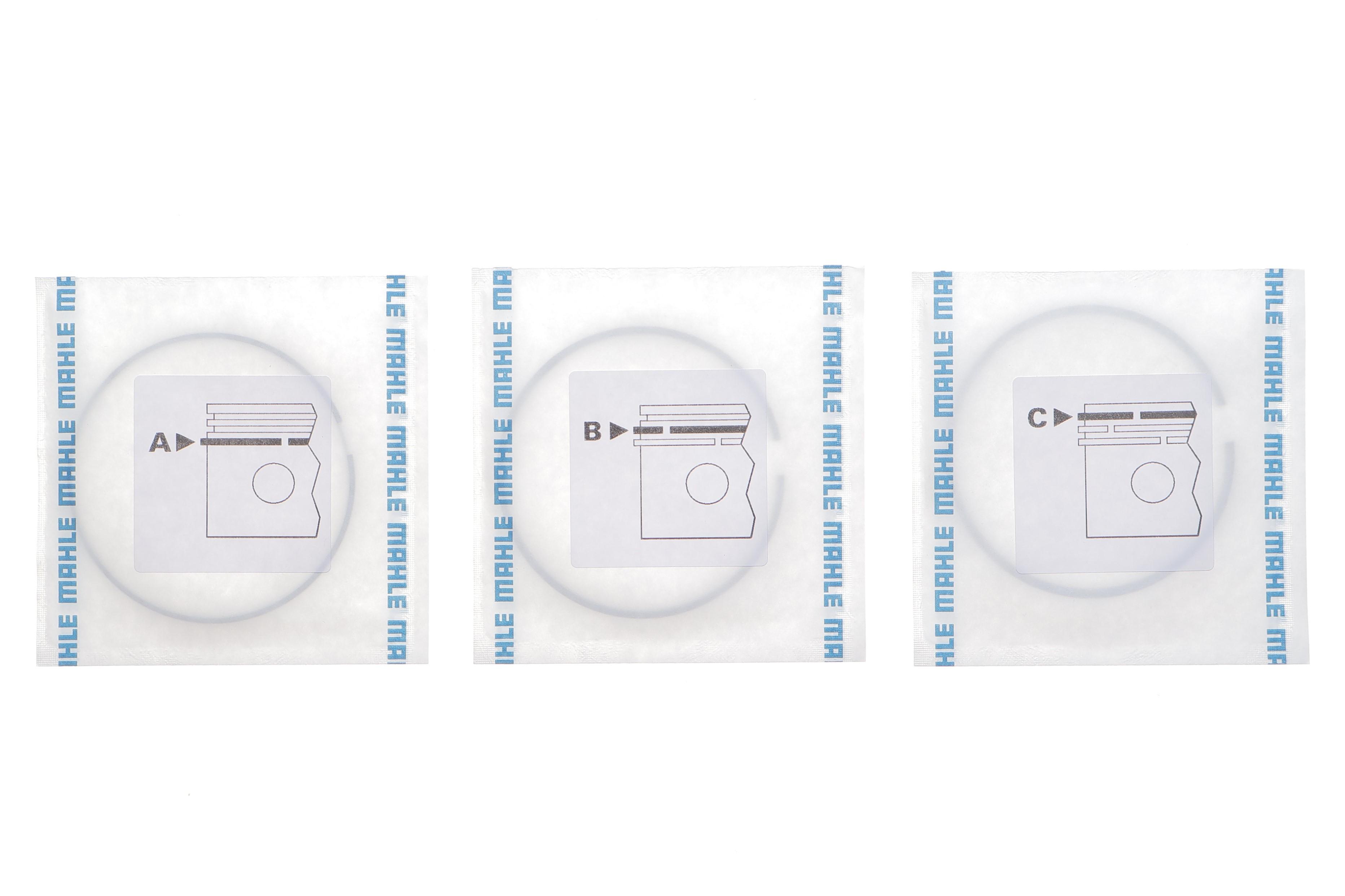 Кільця поршневі Renault Master III 2.3dCi 14- (85.50mm/+0.5) (2.0-1.75-2.0)