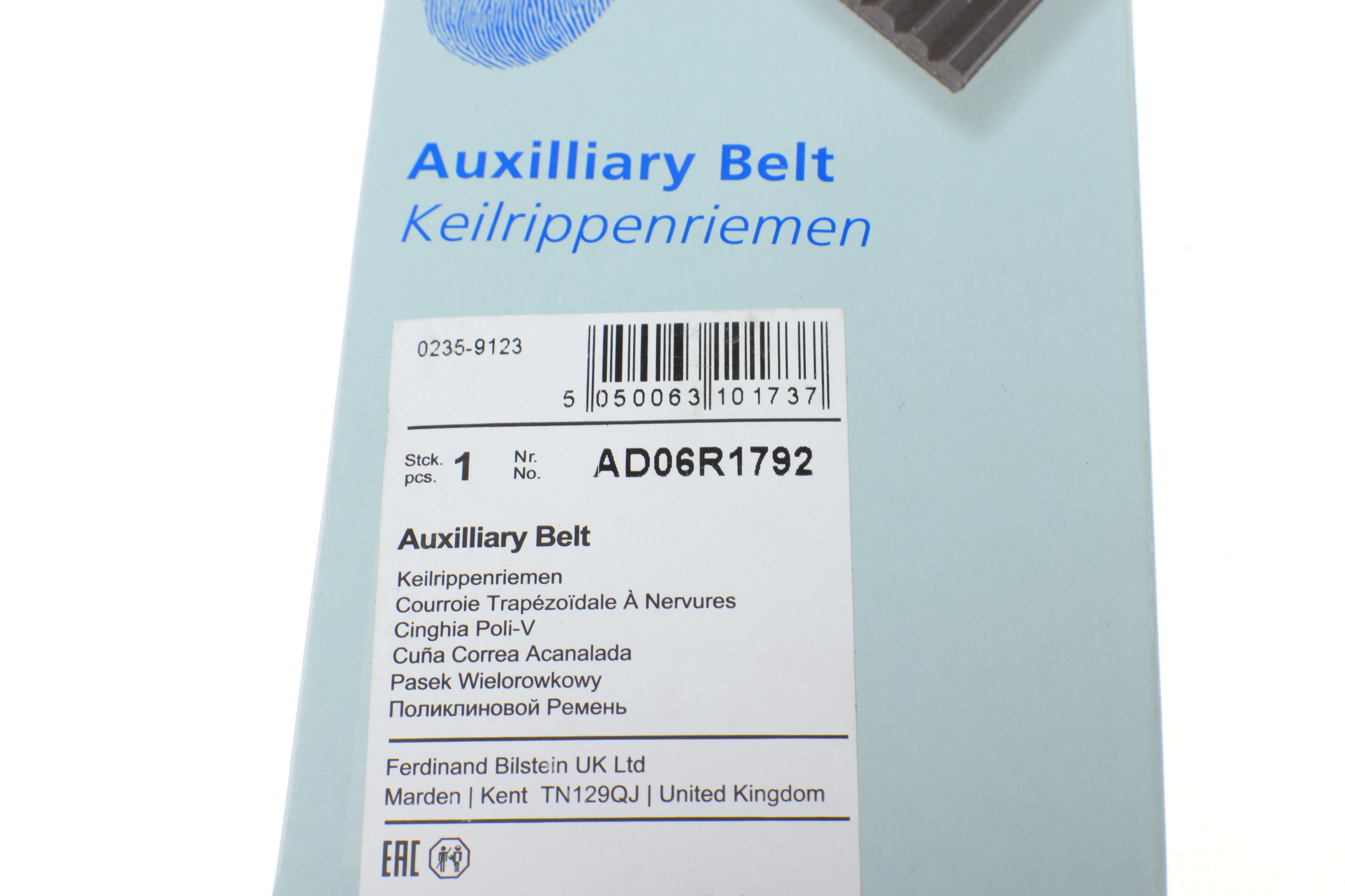 Ремінь генератора Opel Vivaro/ Renault Trafic/ Nissan Primastar 1.9dCi/2.0 16V 01-/ (6PK1792)