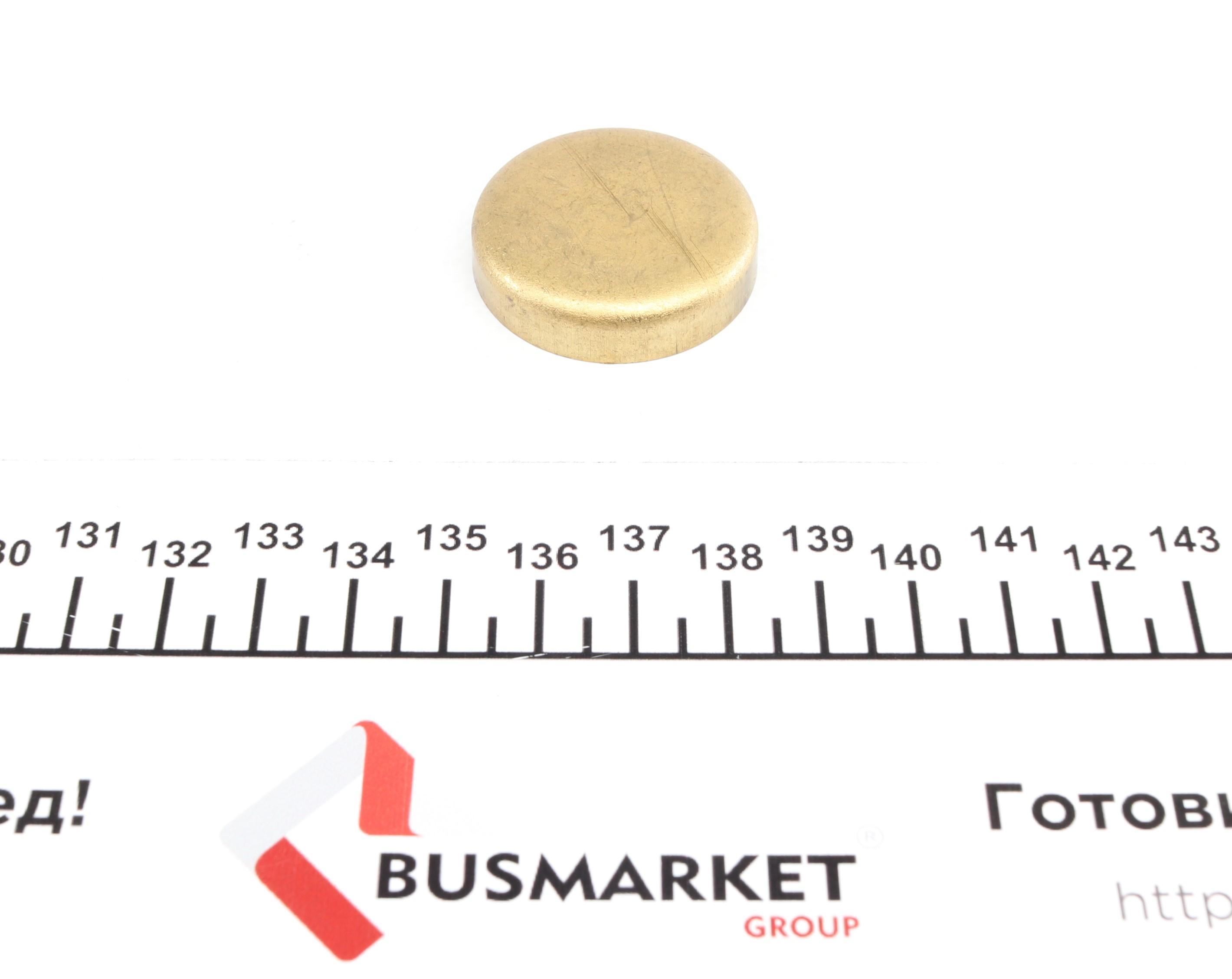 Заглушка блоку циліндрів (d=34,75mm) Латунь/Brass