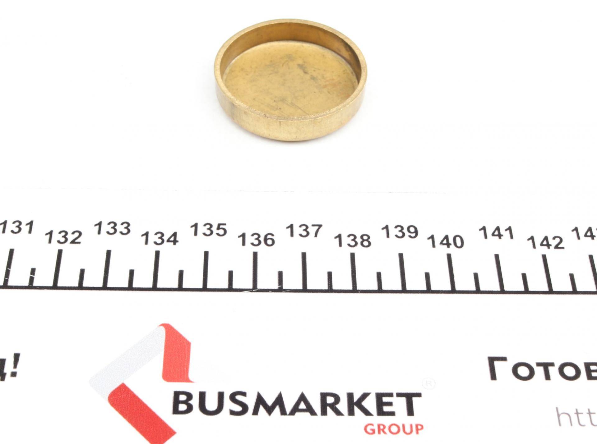 Заглушка блоку циліндрів (d=34,75mm) Латунь/Brass