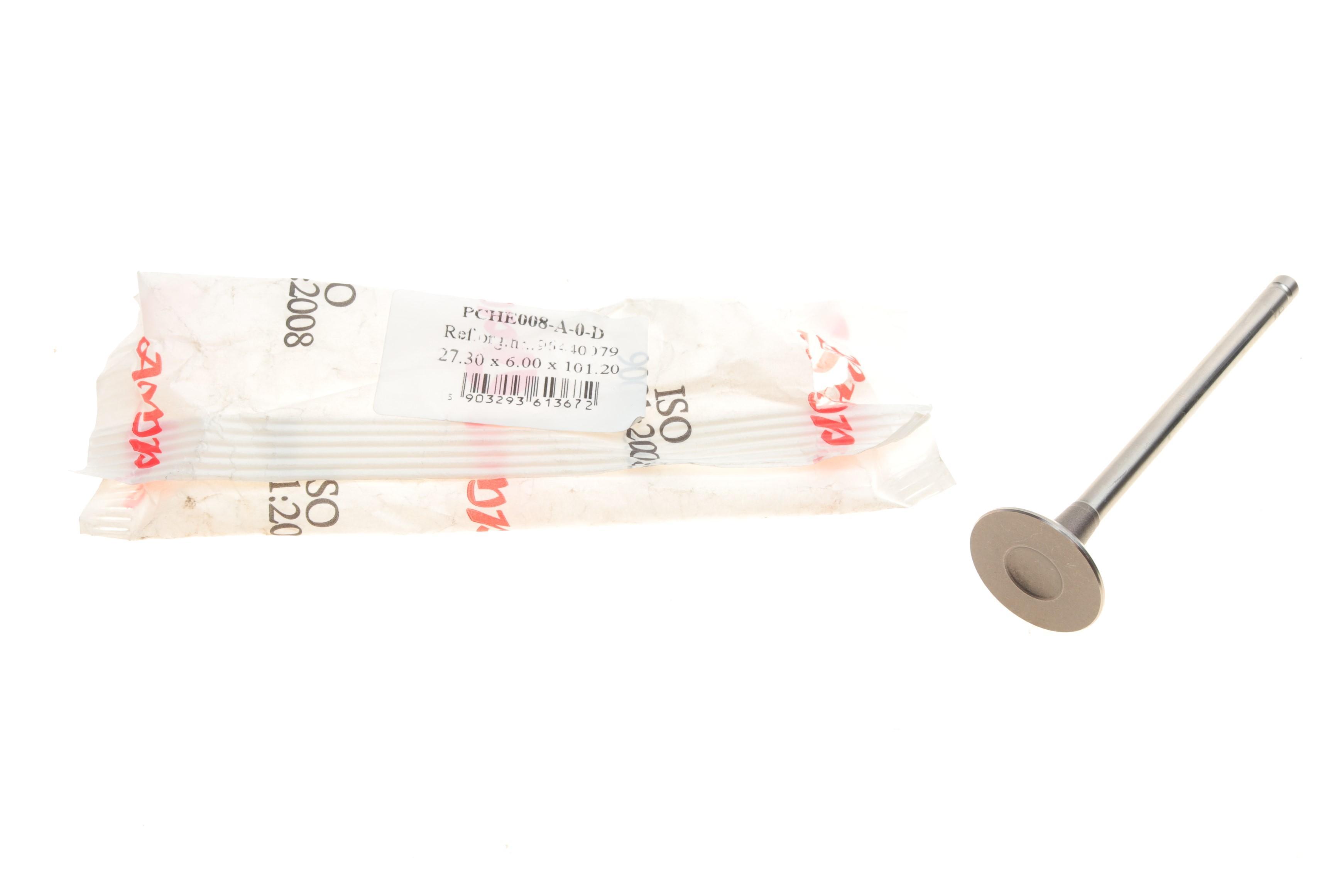 Клапан (випуск) Chevrolet Aveo/Kalos/Lacetti 1.4/1.6 16V 03- (27.30x6x101.20) (вальцювання)