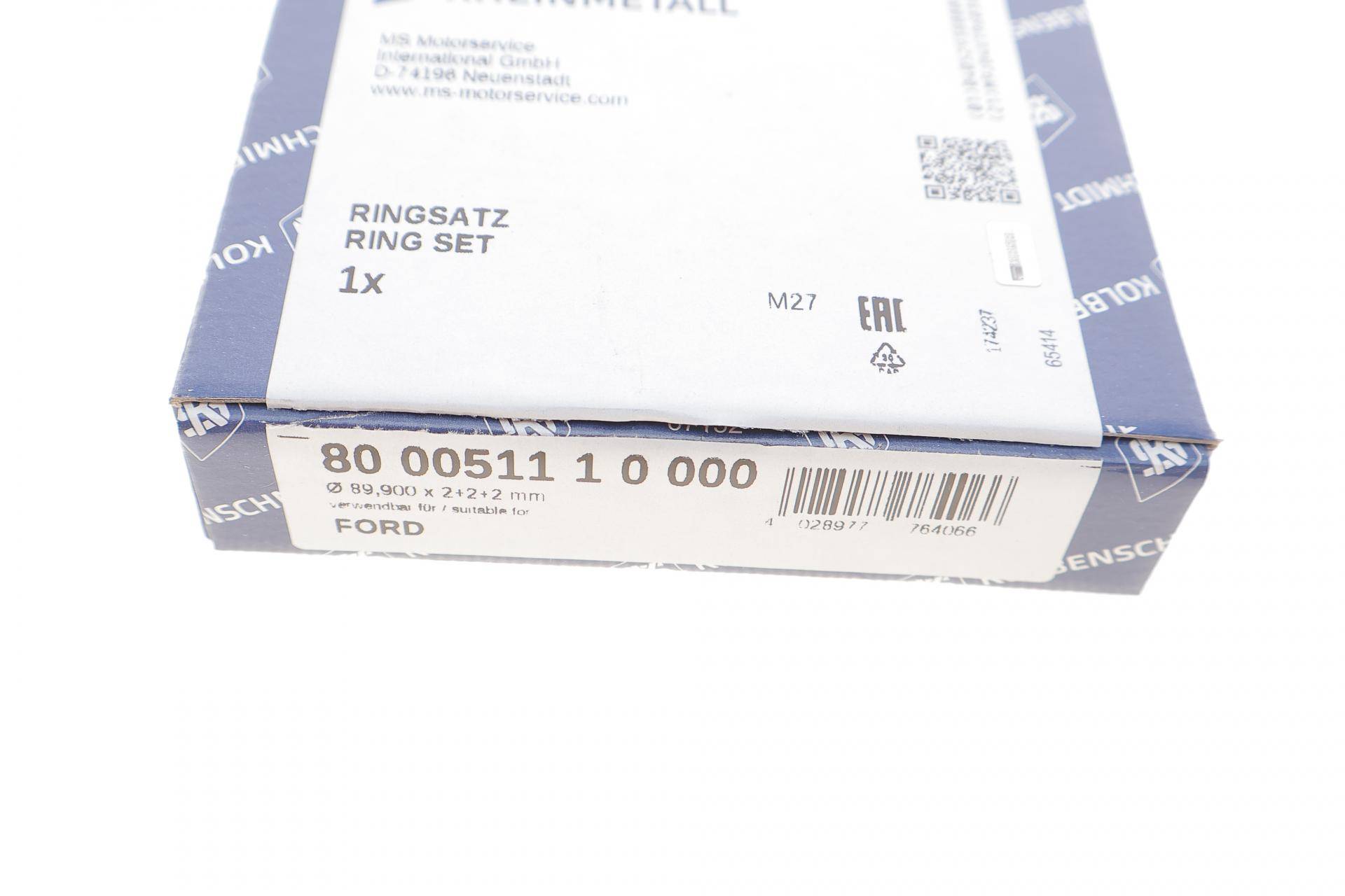 Кільця поршневі Ford Transit/Land Rover Defender 2.4 TDCi 00-16 (89.90mm/STD) (2-2-2)