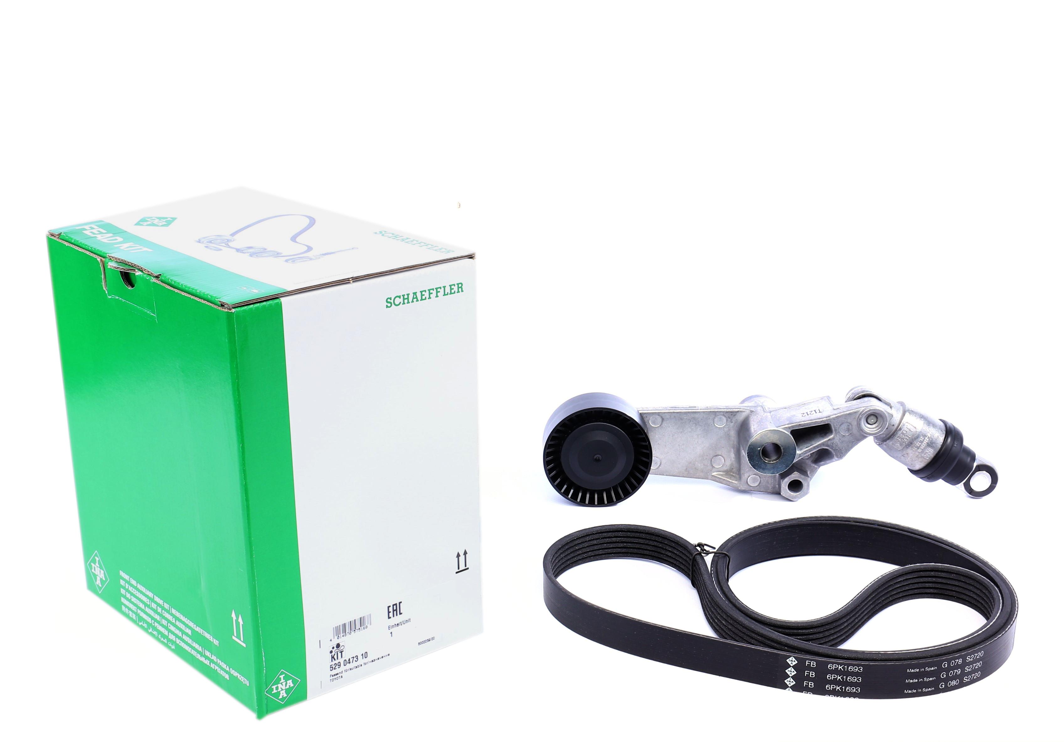 Комплект ременя генератора Toyota Corolla 1.4VVT- i/1.6VVT- i, 08/00 - 03/08, (6PK 1693)