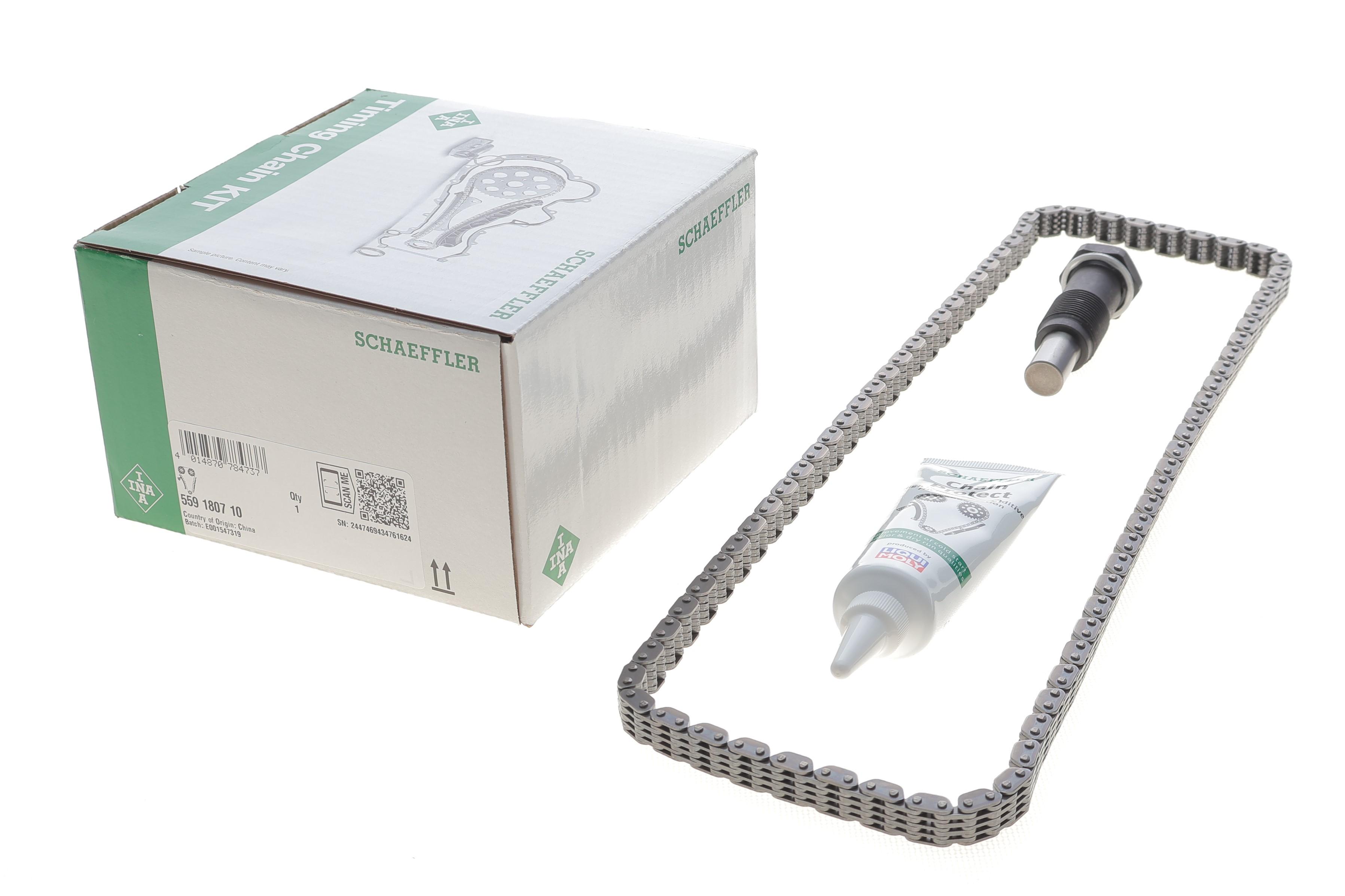 Комплект ланцюга ГРМ VW Caddy III 1.2TSI 10-15, (ланцюг INA)