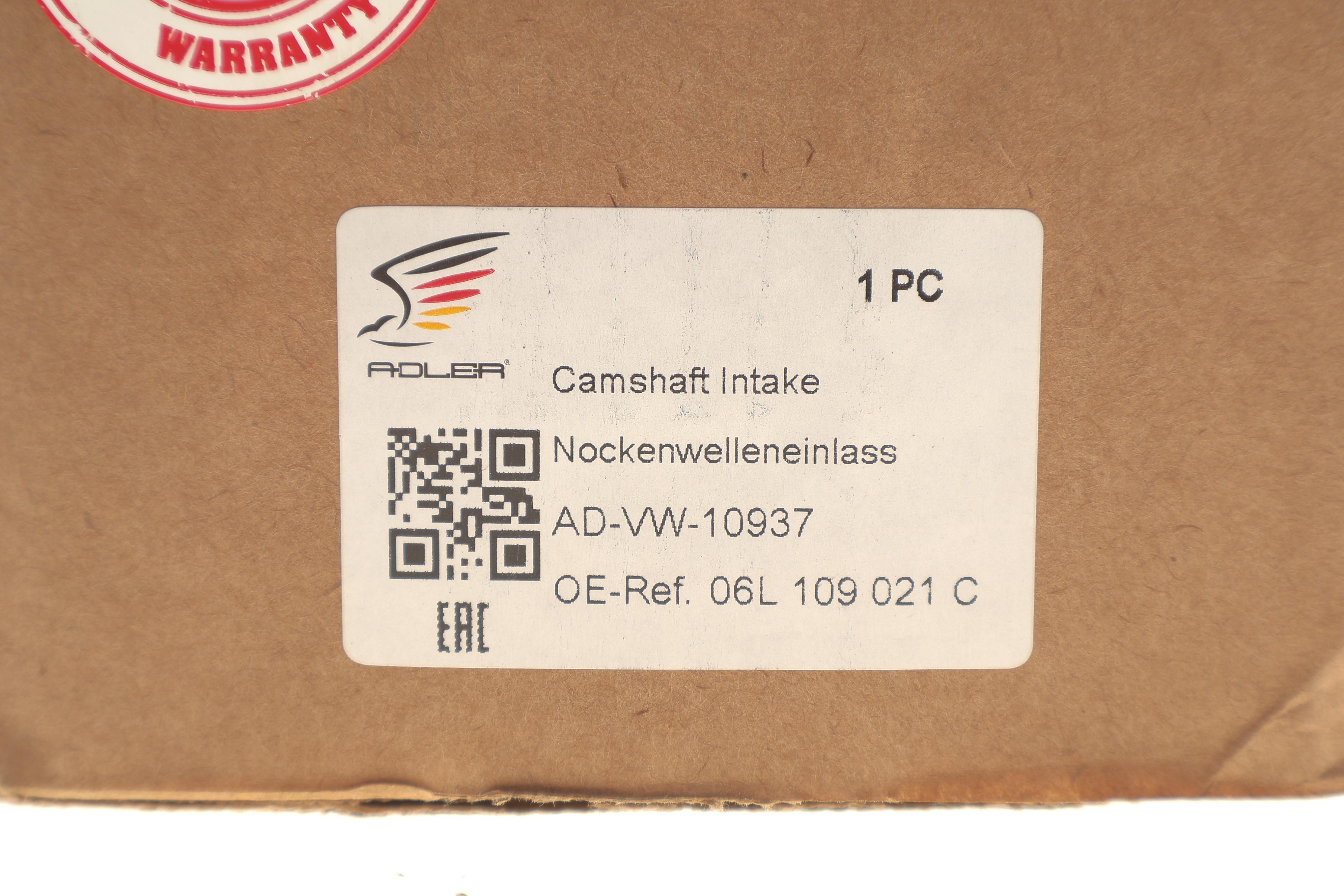 Розподільний вал Audi Q3/Q5/VW Tiguan 2.0 TSI 15- (впуск) (OE VAG)