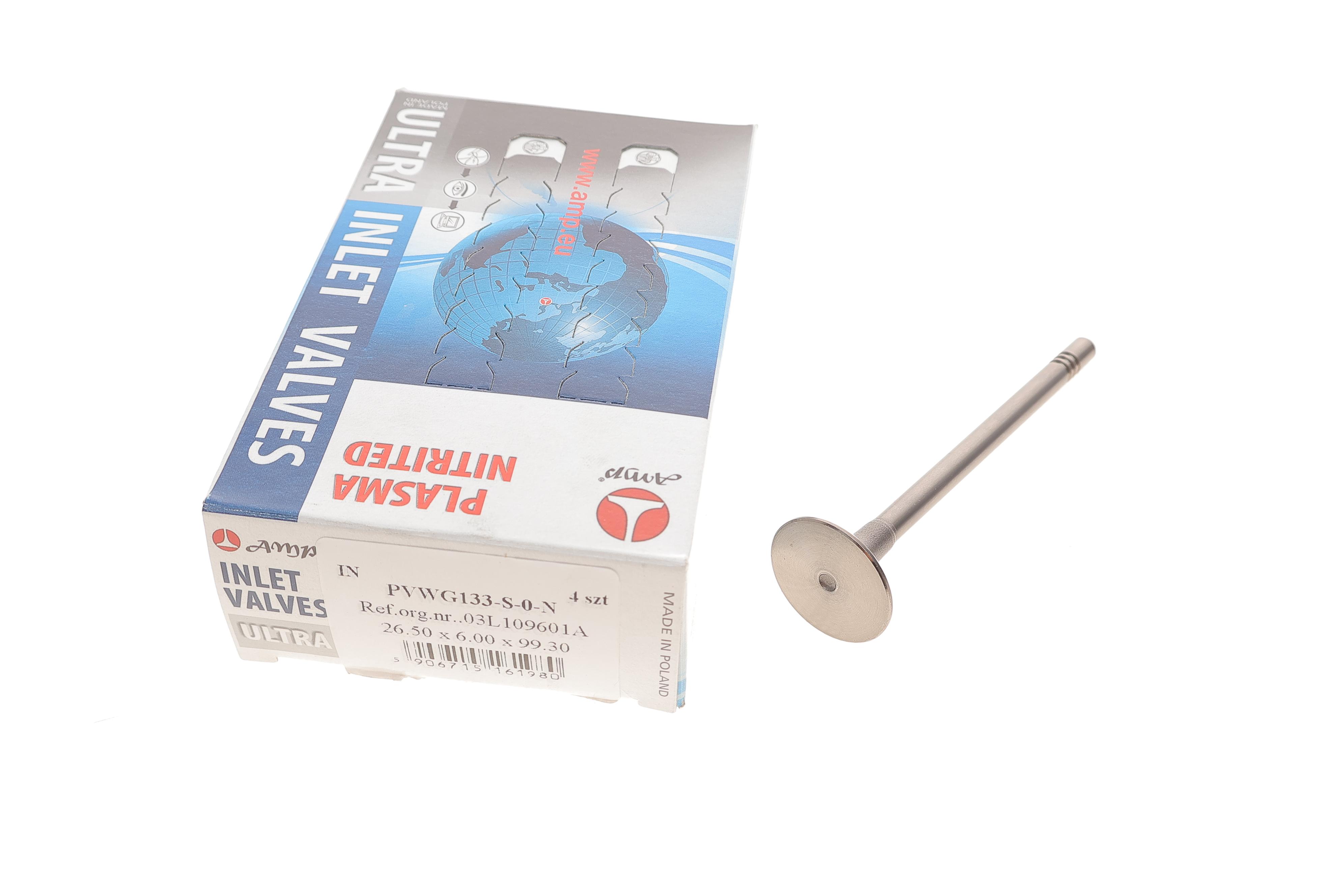 Клапан (впуск) VW Caddy III/Golf VI 1.6TDI 09- (26.5x6x99.3) (азотований)