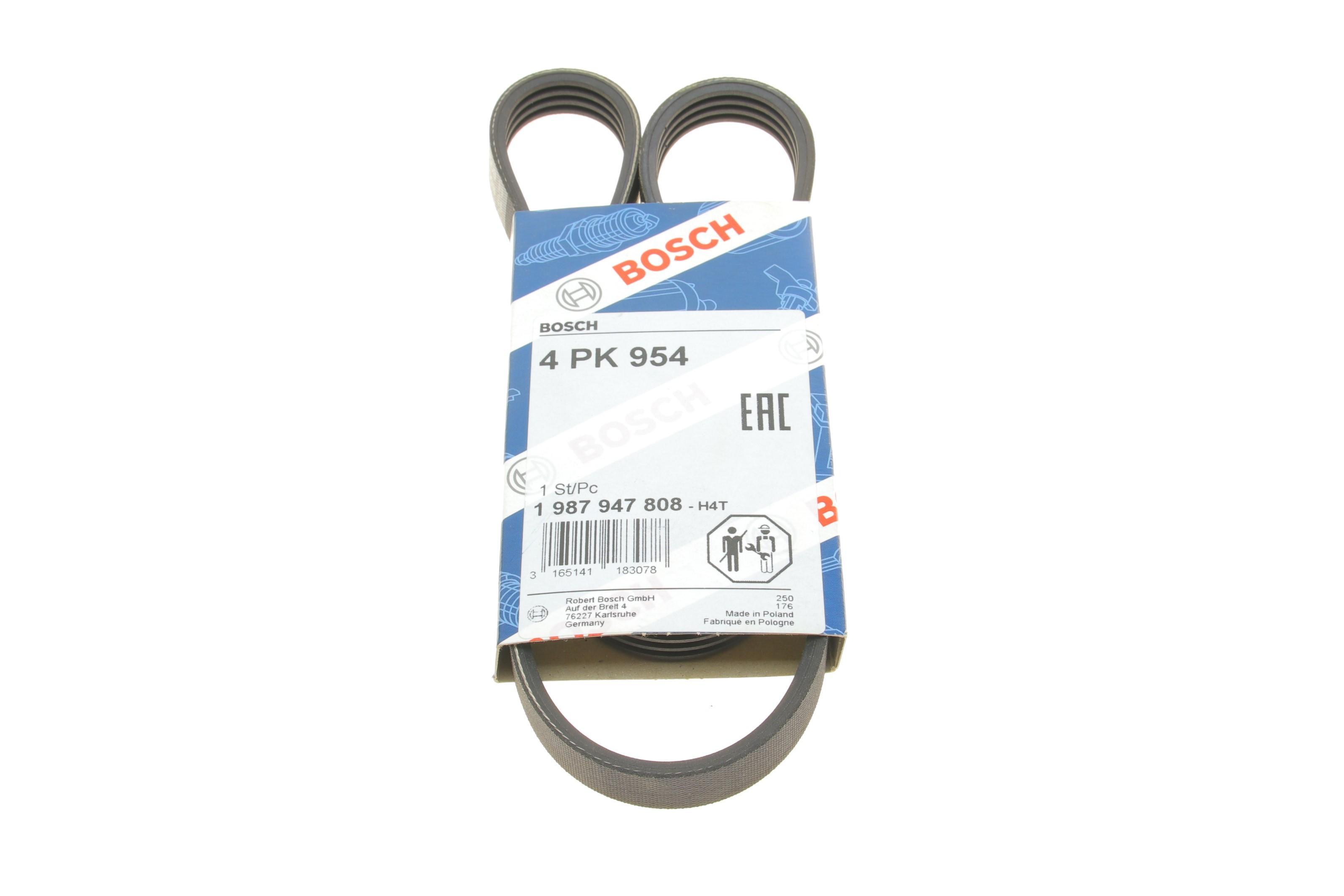 Ремінь генератора Mitsubishi Pajero 3.0 V6 90-00/ Chevrolet Matiz 1.0 05- (4PK954)