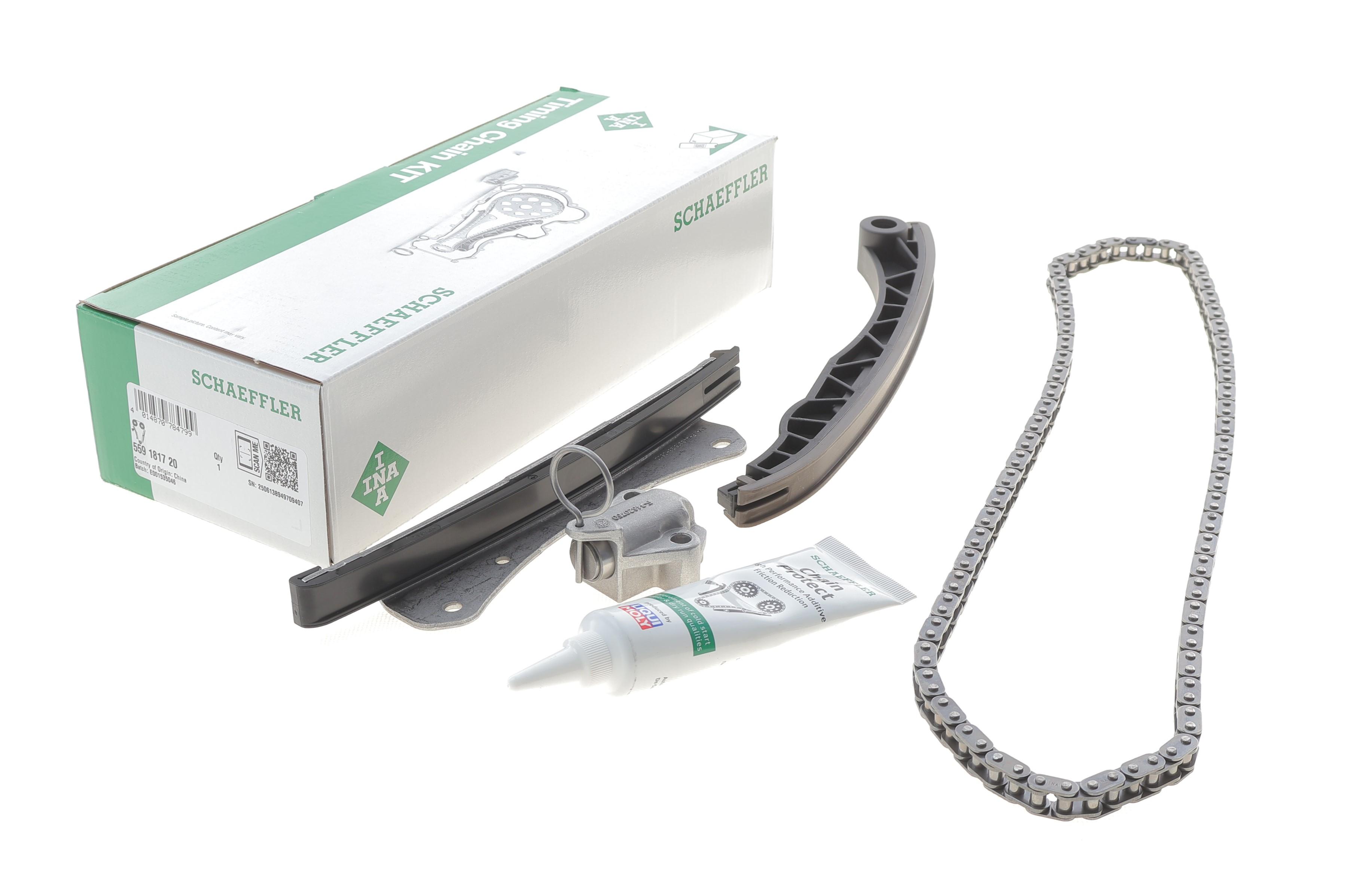 Комплект ланцюга ГРМ Fiat Doblo 1.3JTD (ланцюг INA)