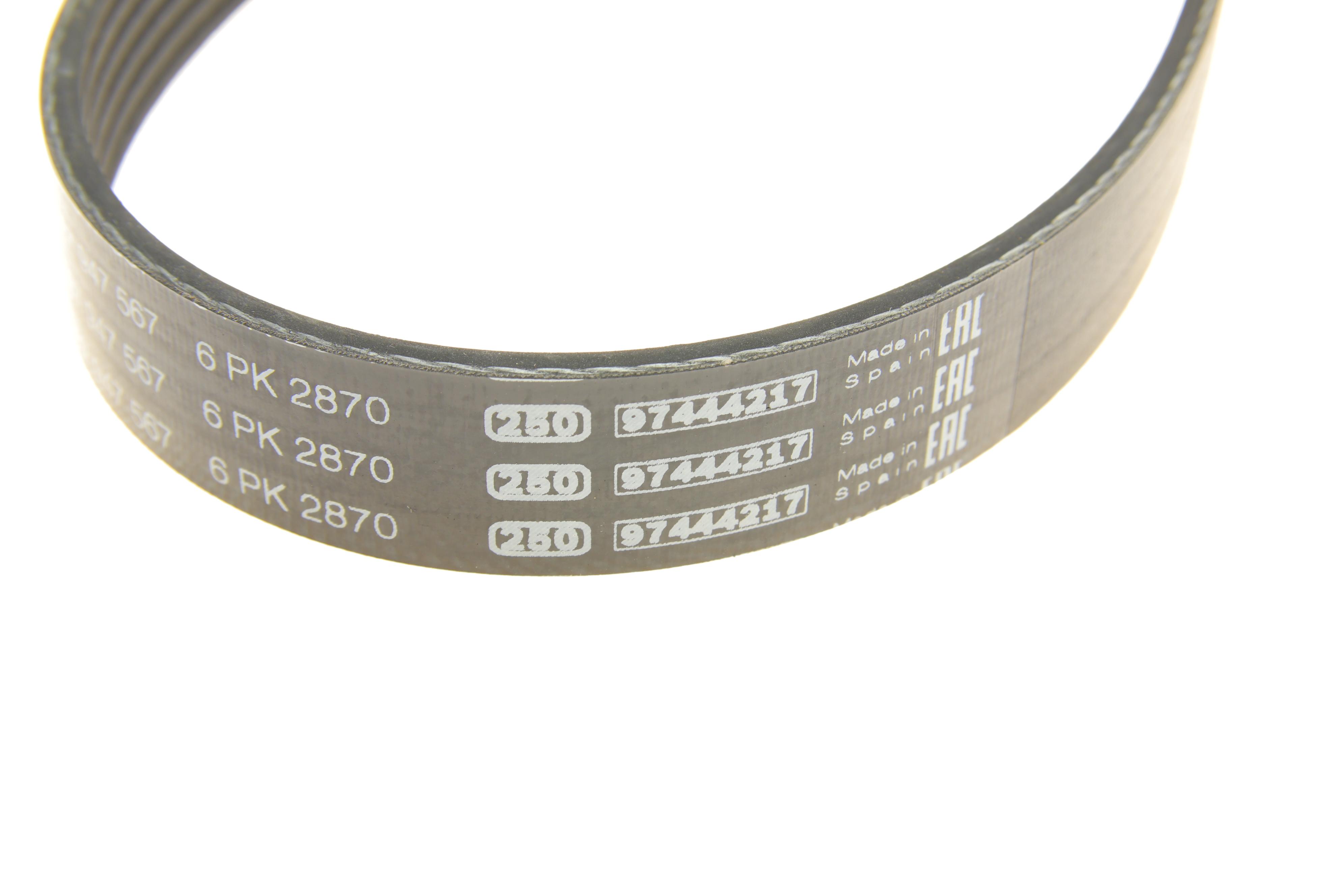 Ремінь генератора Jeep Cherokee/Liberty 2.5/2.8 CRD 01- (6PK2870)