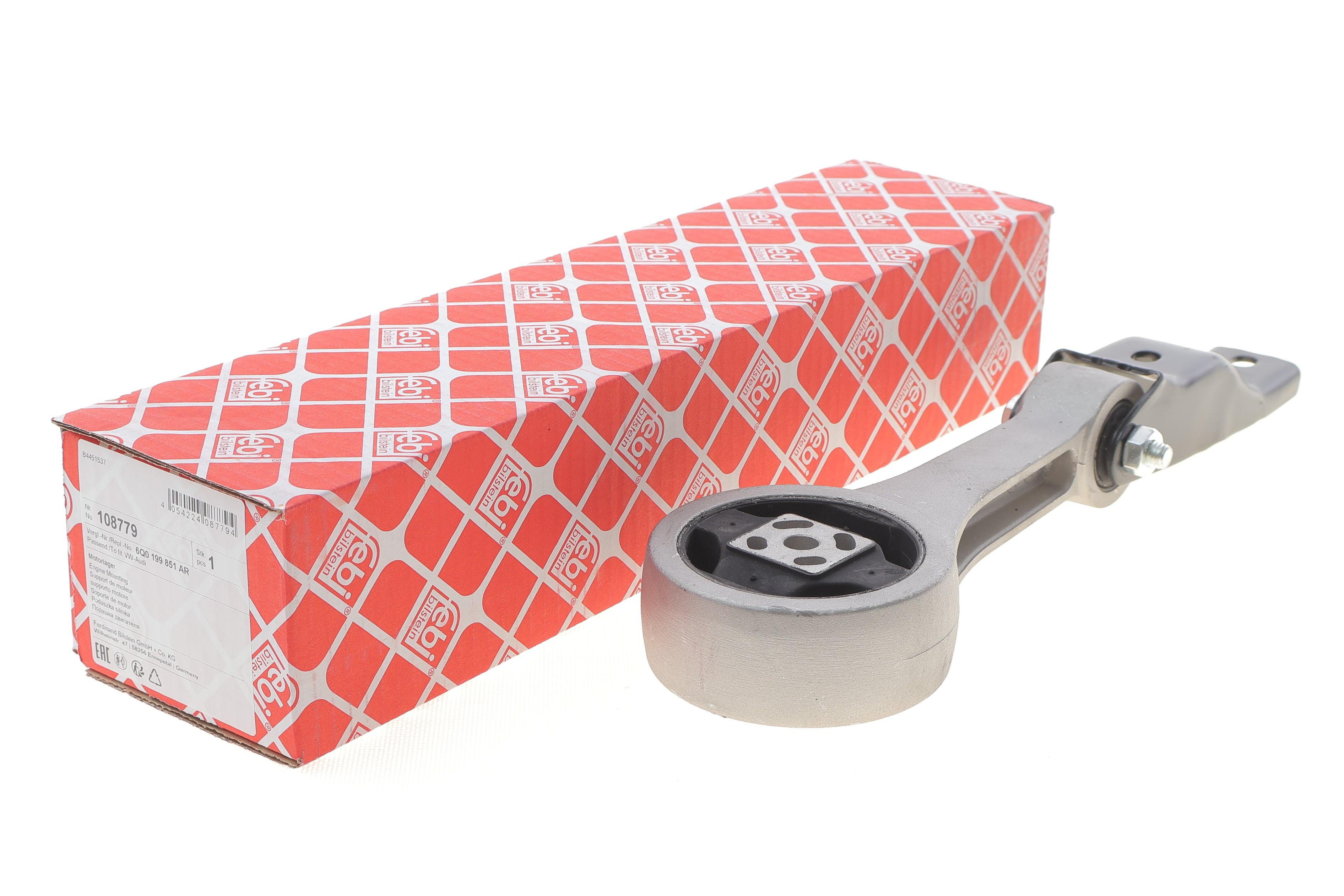 Подушка двигуна (задня) Skoda Praktik/Fabia/VW Polo 1.4TDI/1.9TDI 00-