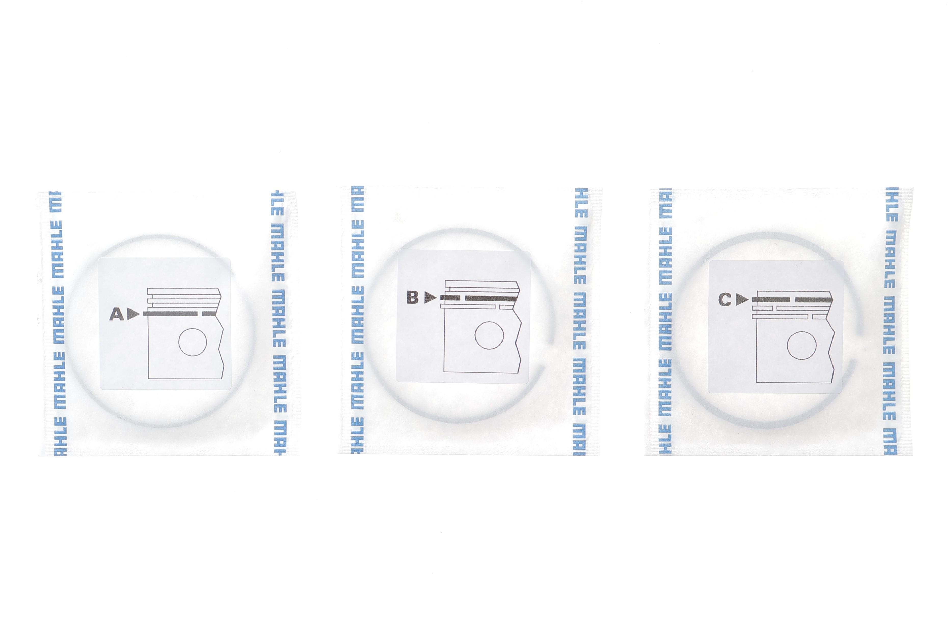 Кільця поршневі Renault Master III 2.3dCi 14- (85.00mm/STD) (2.0-1.75-2.0)