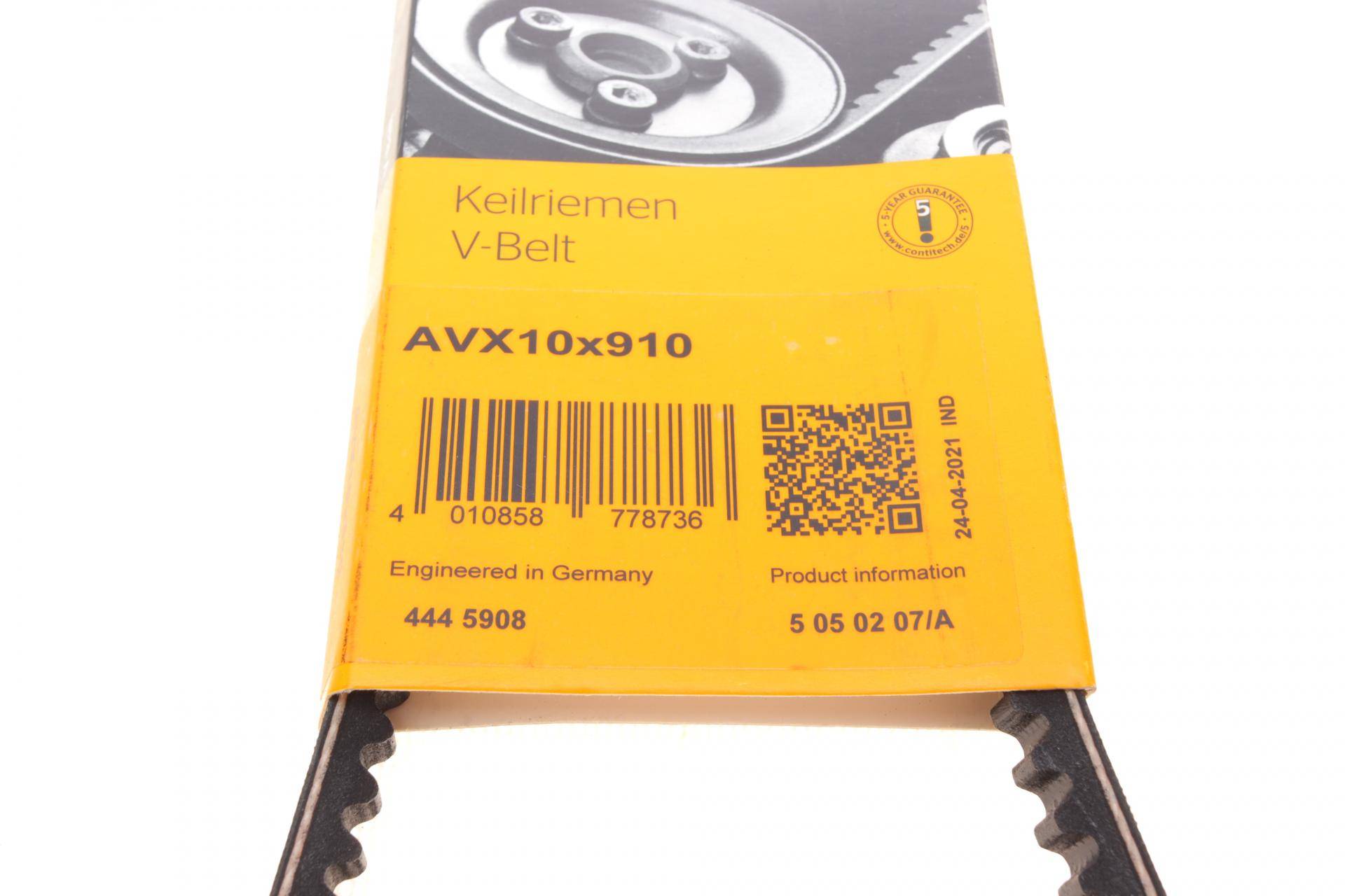 Ремінь генератора Fiat Ducato 1.9D/2.5D -94 (10x910)