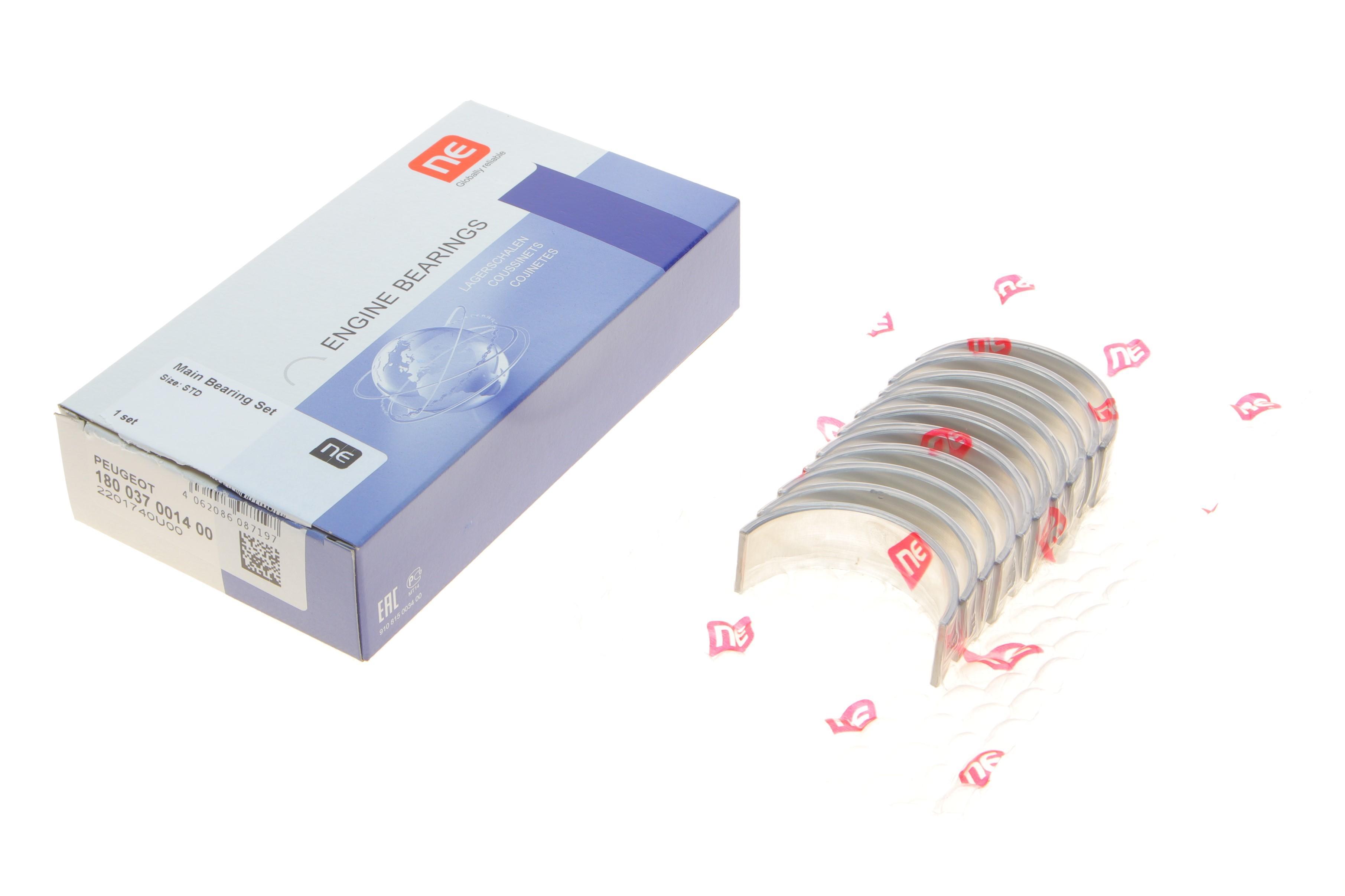 Вкладиші корінні BMW 3 (F30) 12-16 (N13)/Citroen Berlingo 1.6VTi 09- (STD) = 6037130000