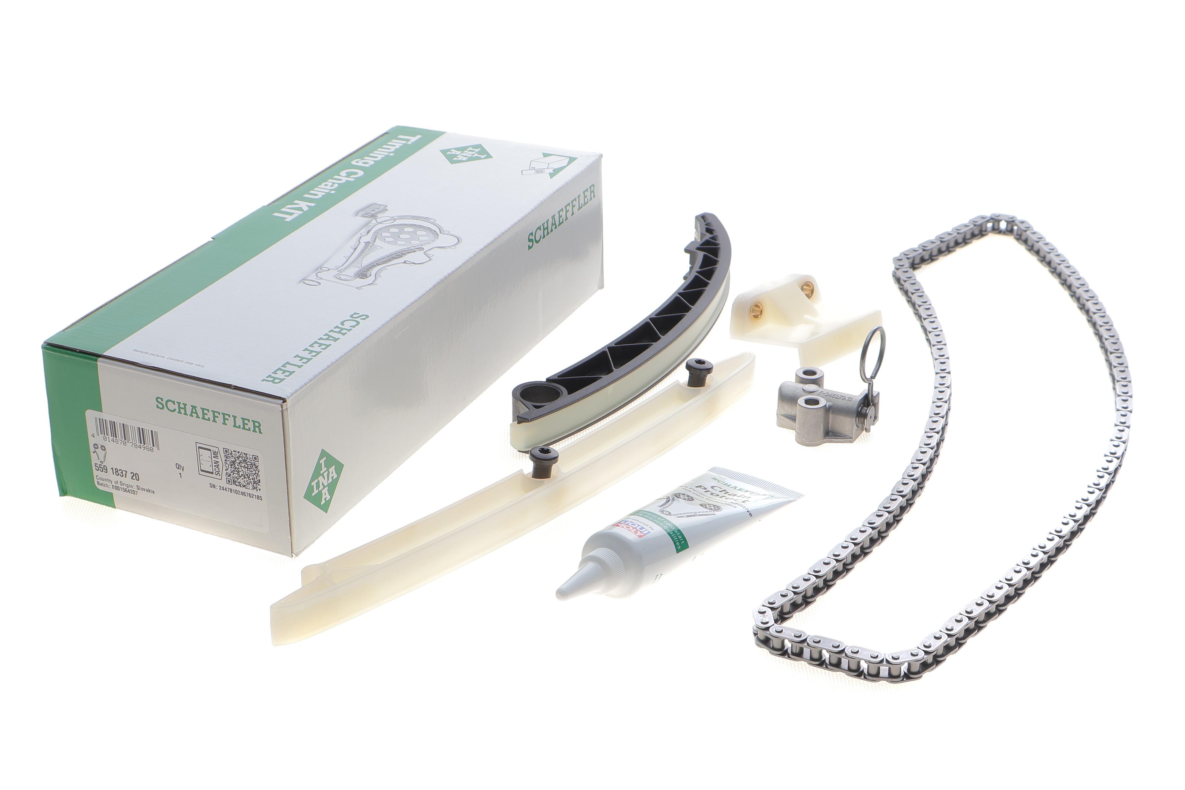 Комплект ланцюга ГРМ Opel Astra J/Corsa D 1.2-1.4 09-, (ланцюг INA)