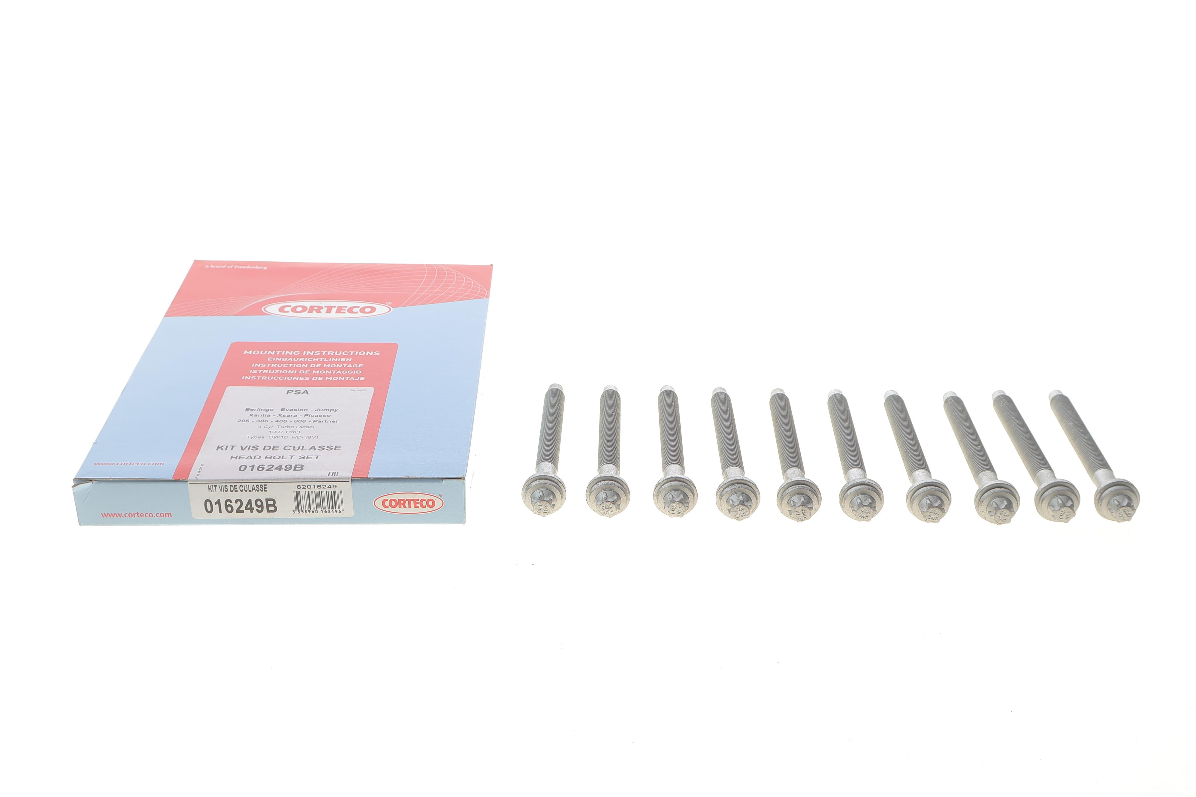 Болти головки (к-кт 10шт.) Citroen Berlingo 2.0HDI 99-06