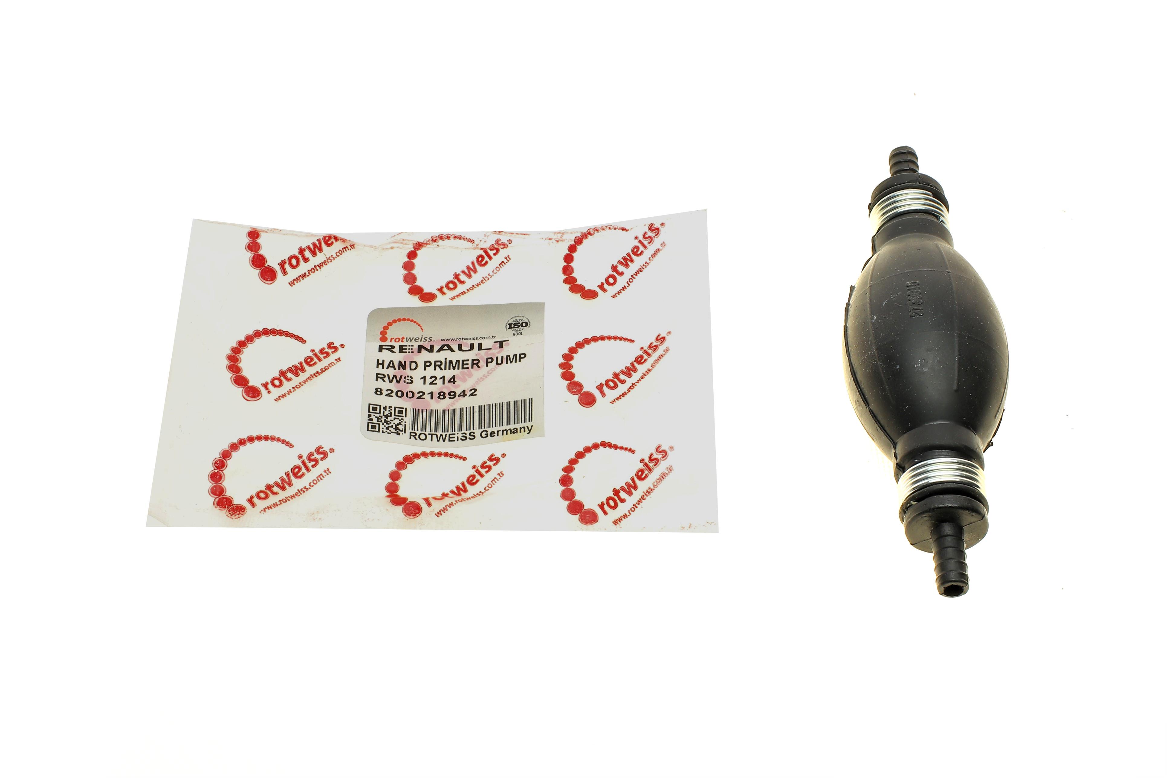 Груша підкачки (d=8mm) (пряма/пряма)