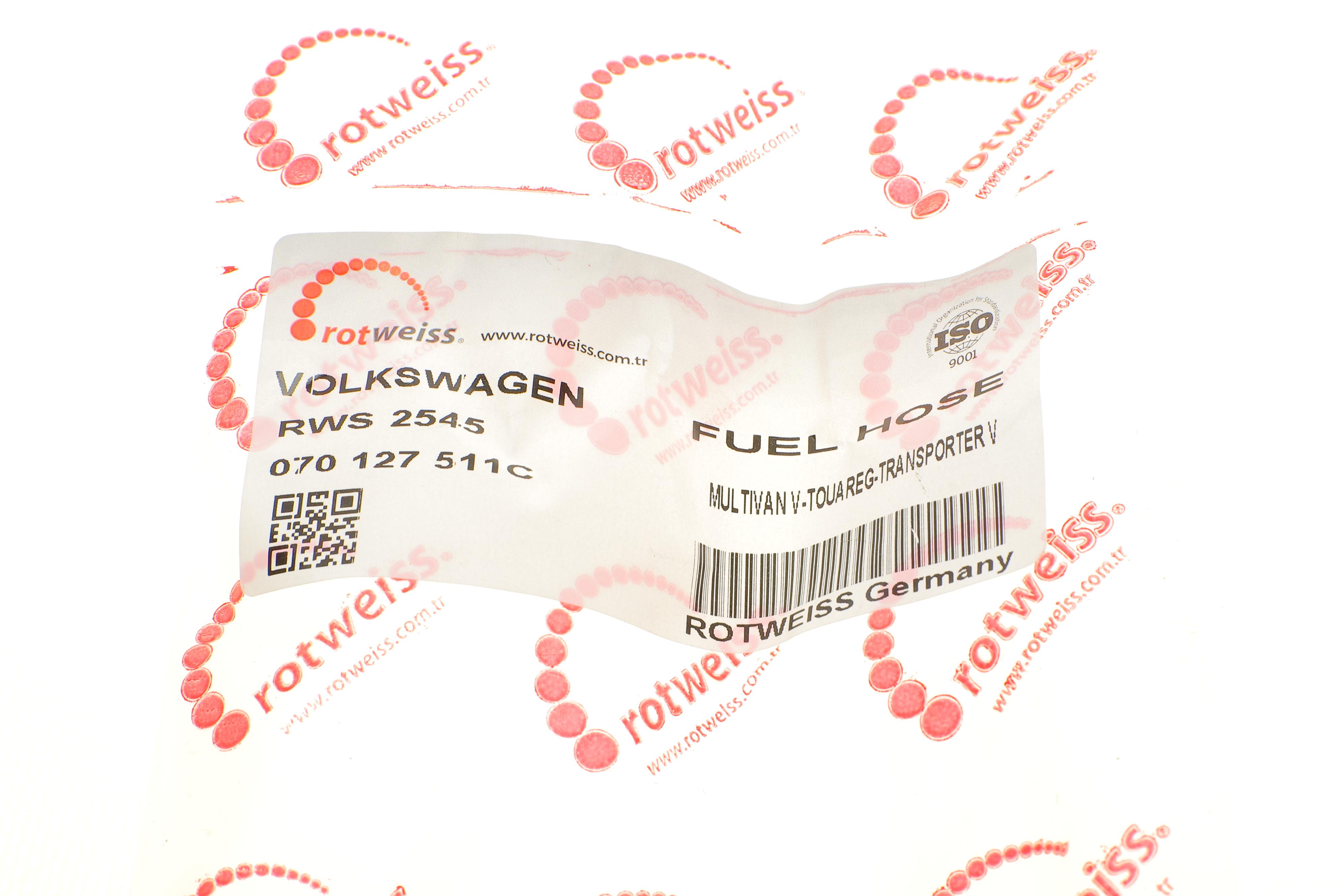 Паливна трубка VW T5 2.5TDI 03-09/Touareg 2.5TDI 03-10