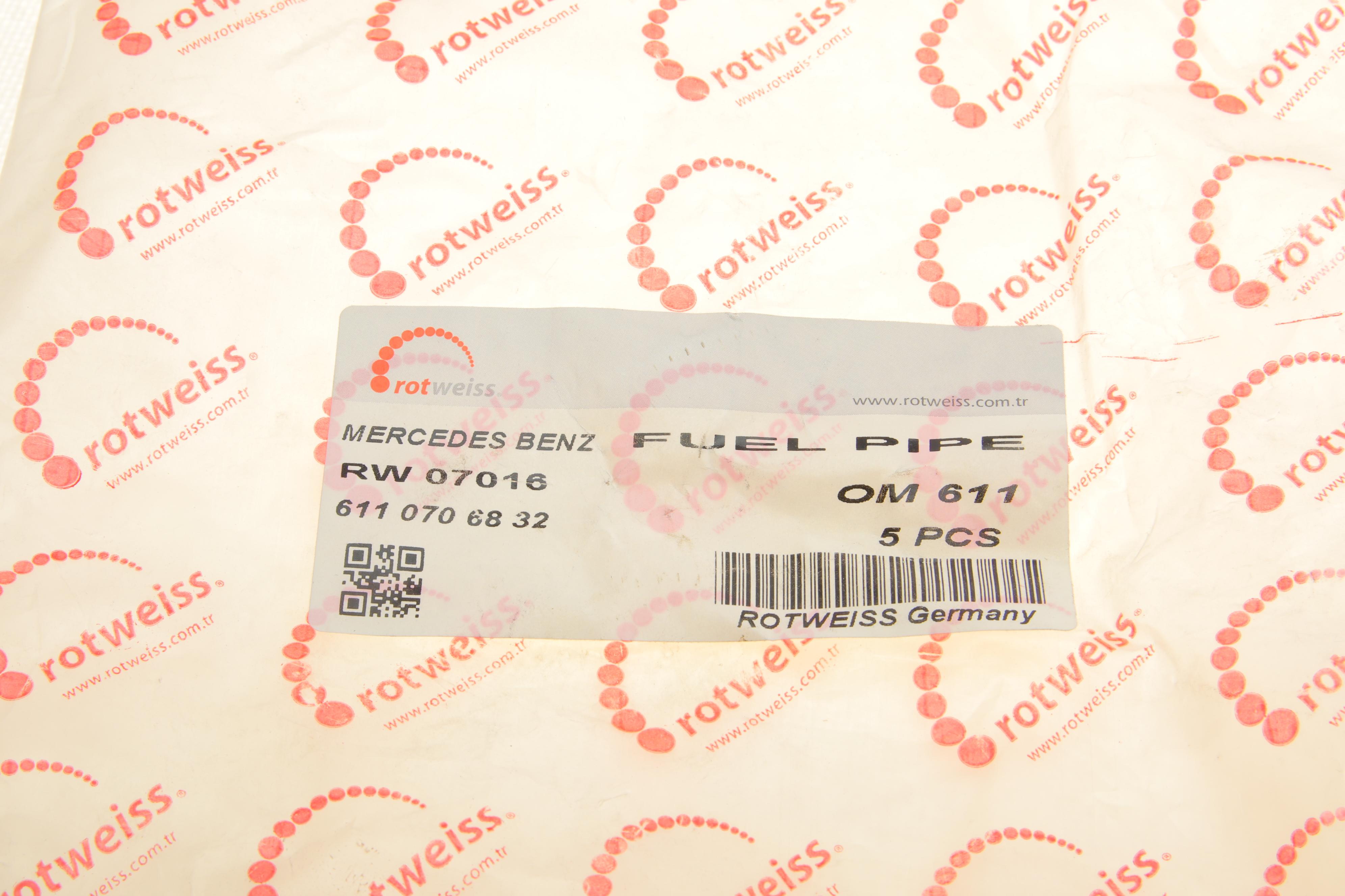 Трубка паливна MB OM611.987 (ПНВТ-ПННТ)