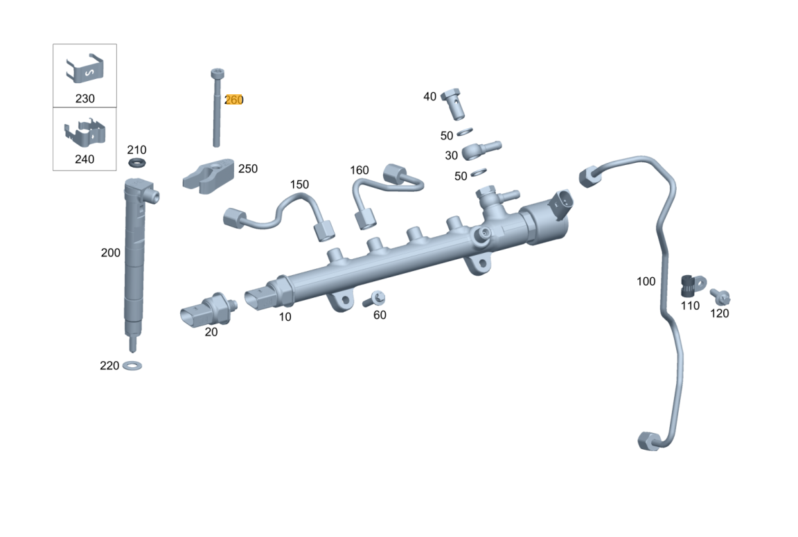 Болт кріплення форсунки MB Sprinter/Vito 2.2CDI OM651, M7x79