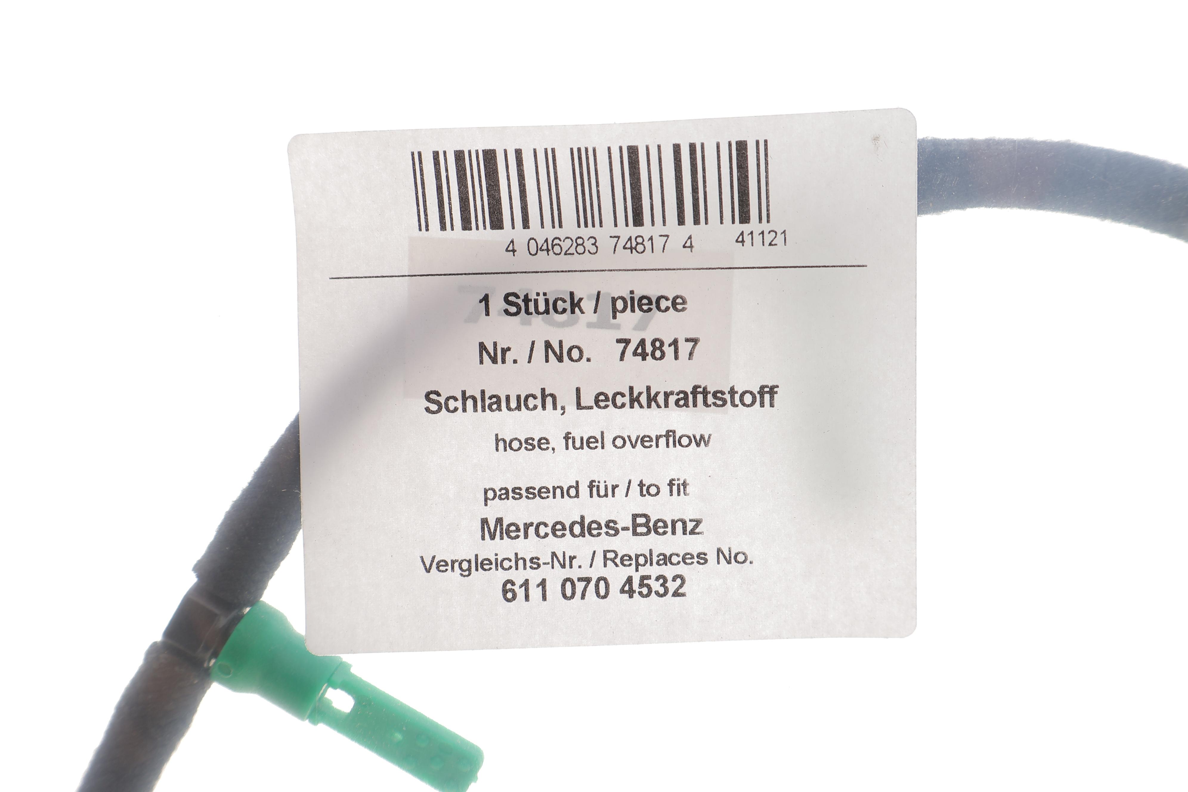 Шланг зливний MB Sprinter 2.2CDI OM611 00-06