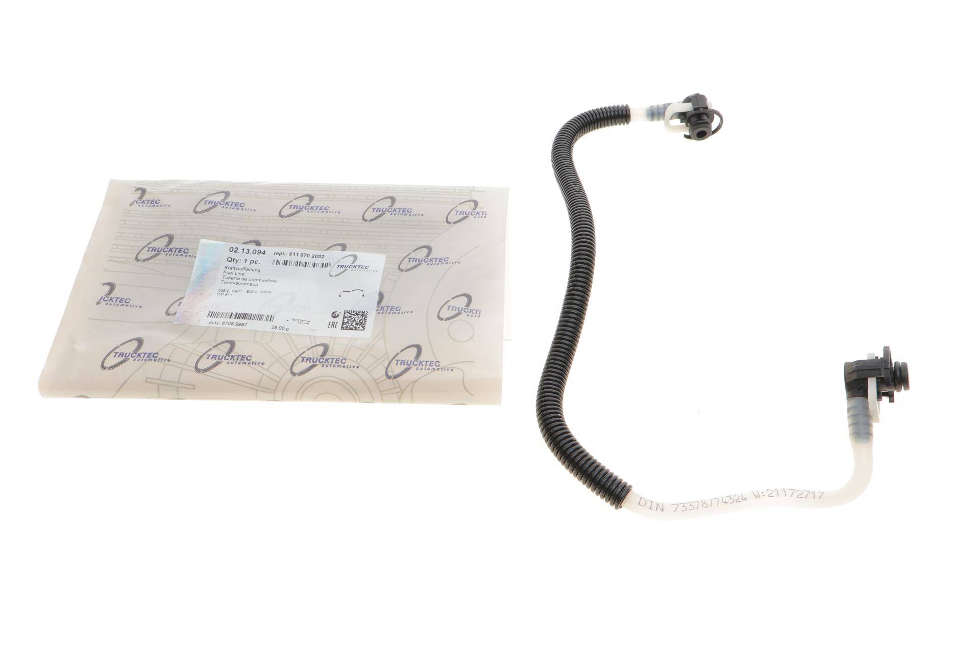 Трубка паливна MB OM611 2.2CDI (фільтр. - ПНВТ)