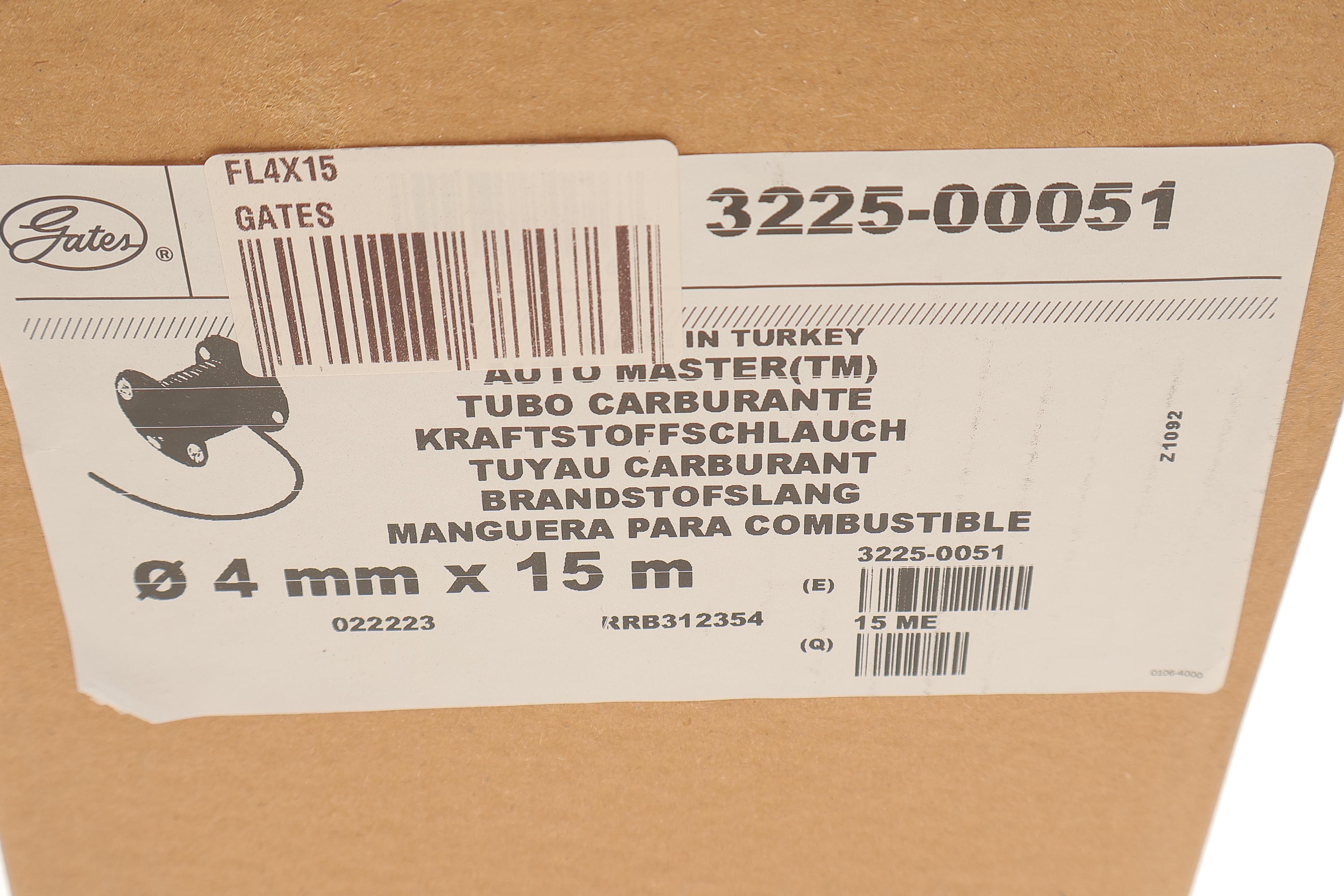 Шланг паливний (d=4.0mm) бухта 15м (3225-00051)