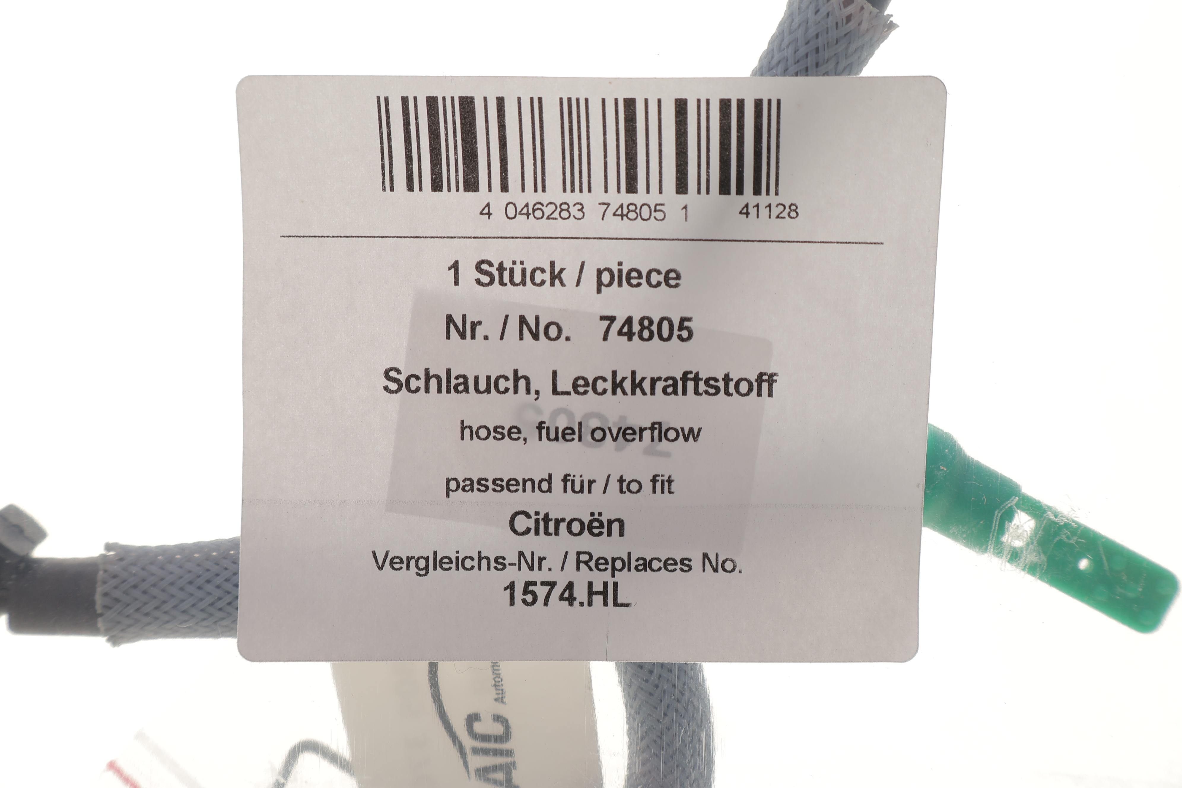 Шланг зливний Citroen Jumpy/Peugeot Expert 2.0 HDi 07- (к-кт)