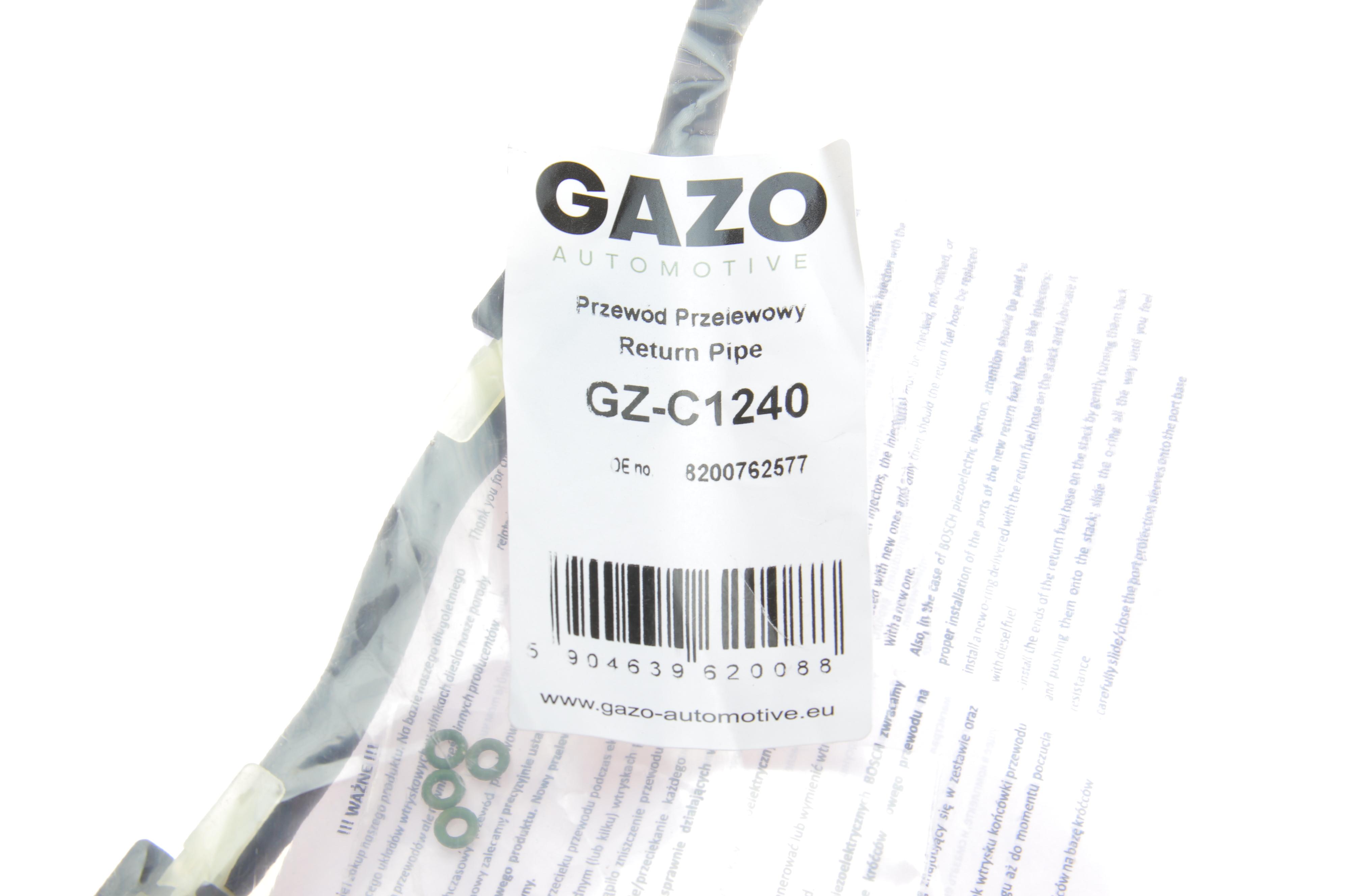 Шланг обратки Renault Trafic/Opel Vivaro 2.0CDI 06-