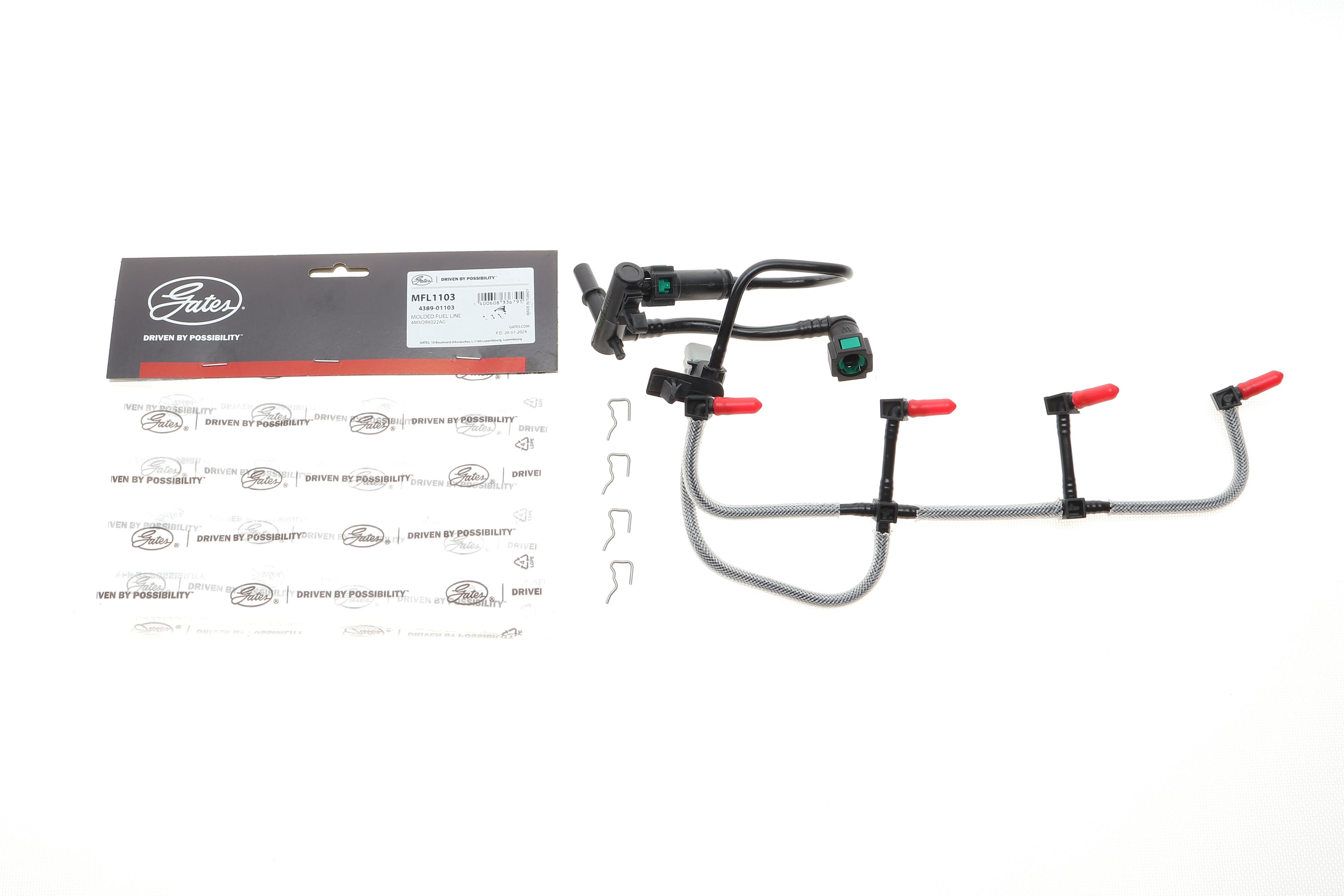 Шланг зливний Ford Focus/Tourneo Connect 1.8TDCi 05-15 (К-кт)