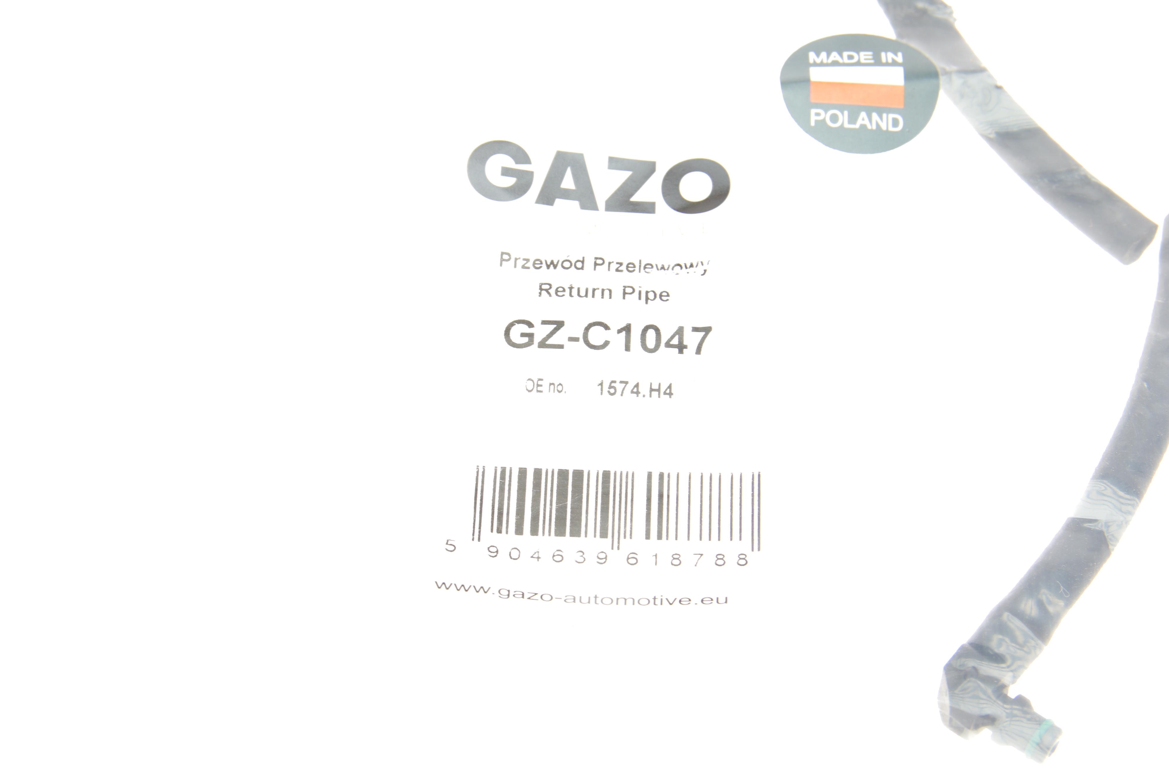 Шланг зливний Citroen Berlingo/Peugeot Partner 2.0 HDi 99-05