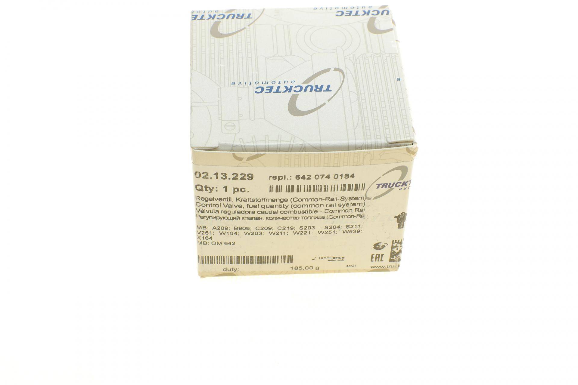 Клапан редукційний рейки паливної MB Sprinter 906/Vito (W639) 06-