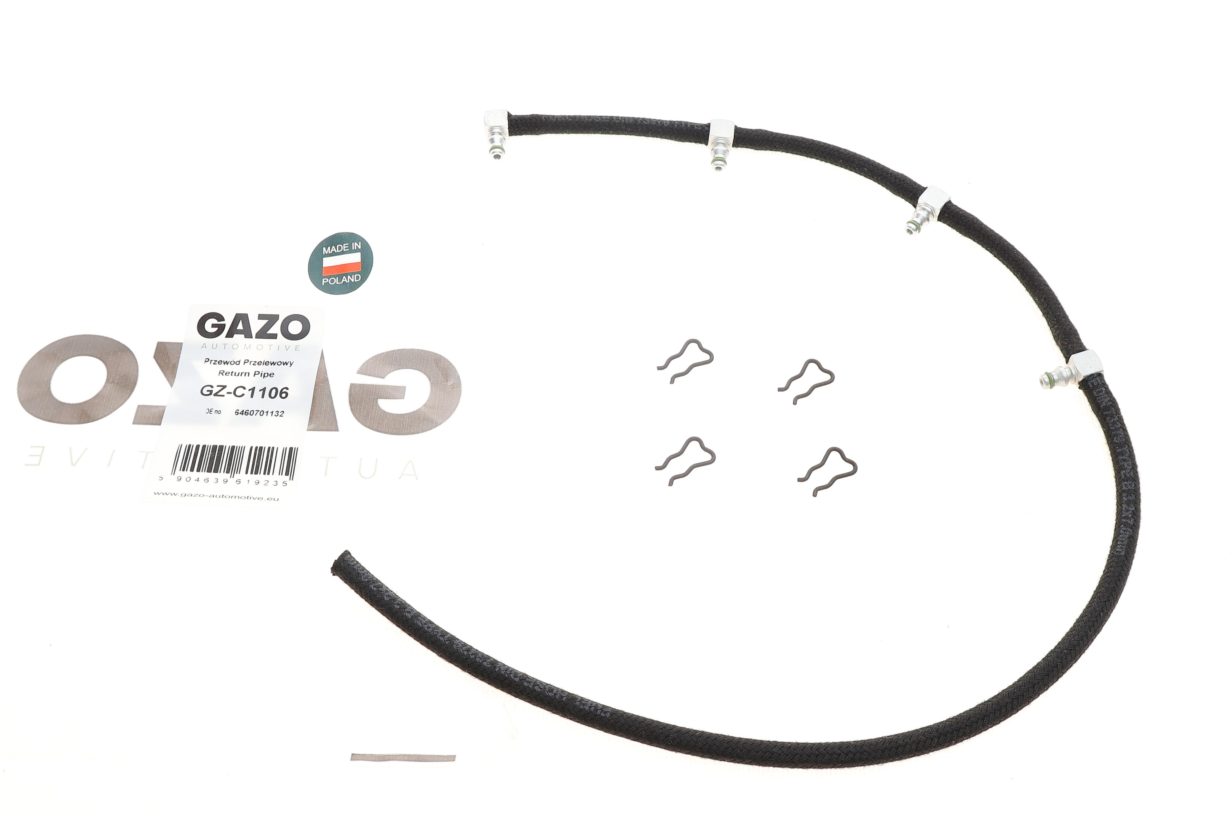 Шланг зливний MB Sprinter 2.2CDI OM611 97-11 (к-кт)