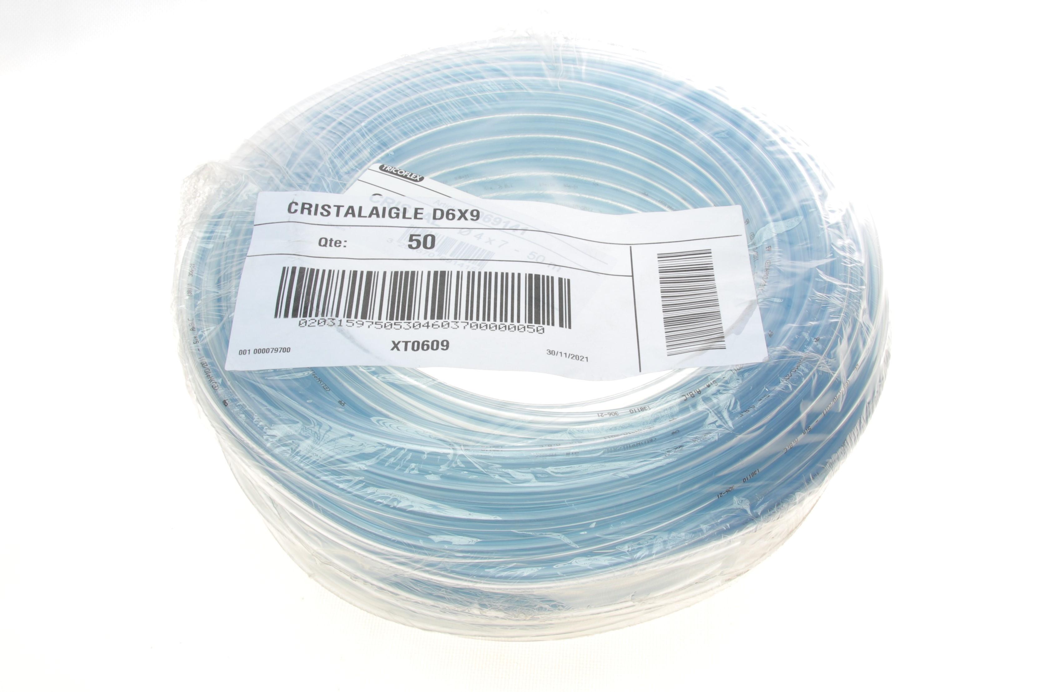 Шланг паливний (d=6x9mm) бухта 50м (прозорий)