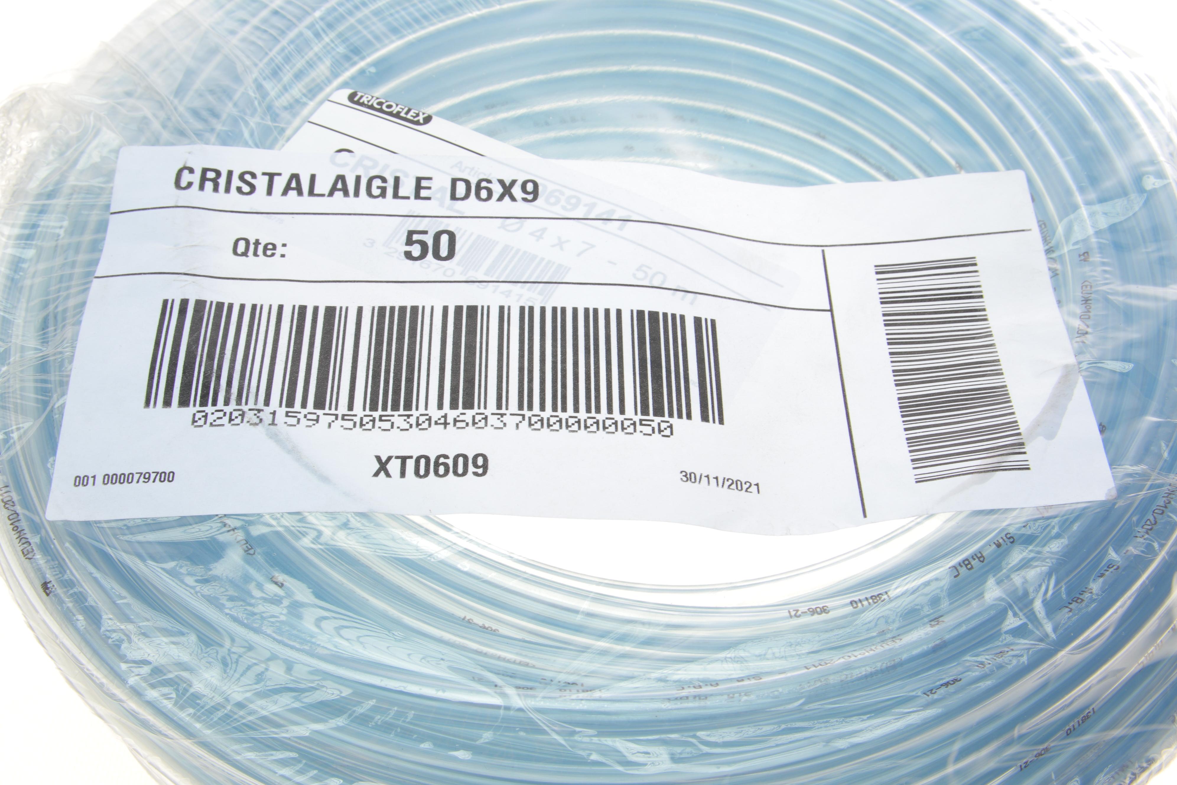 Шланг паливний (d=6x9mm) бухта 50м (прозорий)