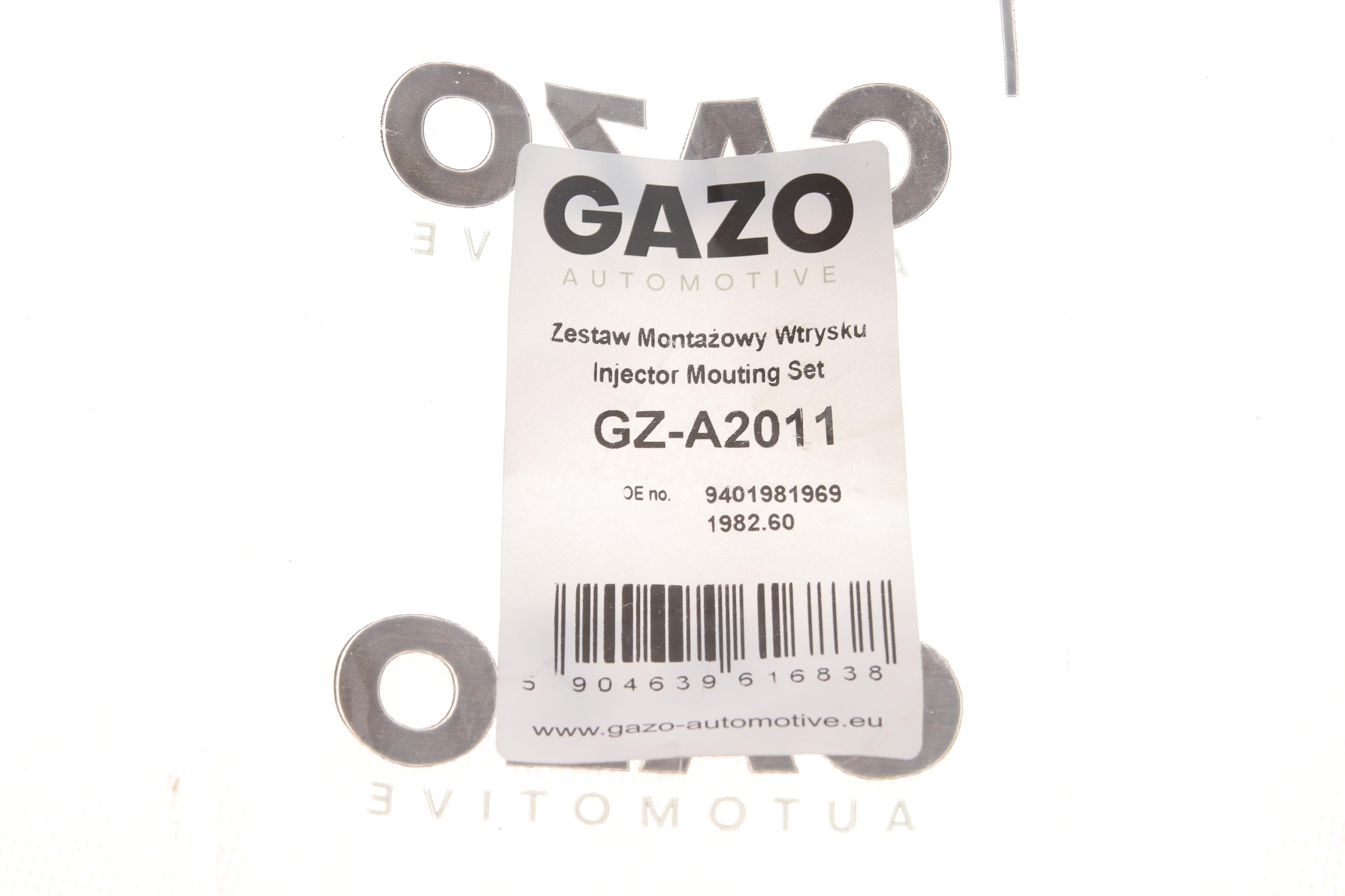 Ремкомплект форсунки Fiat Scudo 2.0 JTD 16V 99-06 (Bosch (к-кт на 4шт)