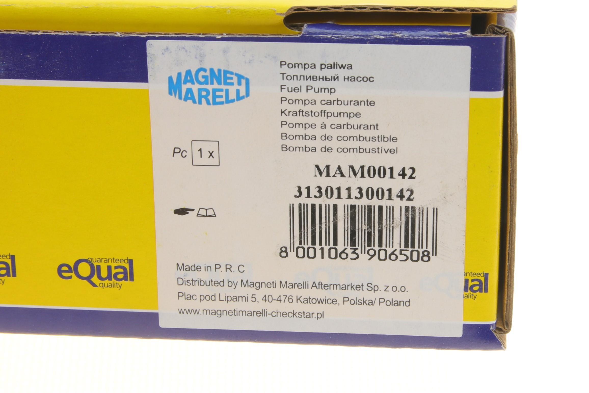 Насос паливний електричний Hyundai i30/Santa Fe/Tucson 2.0/2.2CTDi 06-12 (MAM00142)