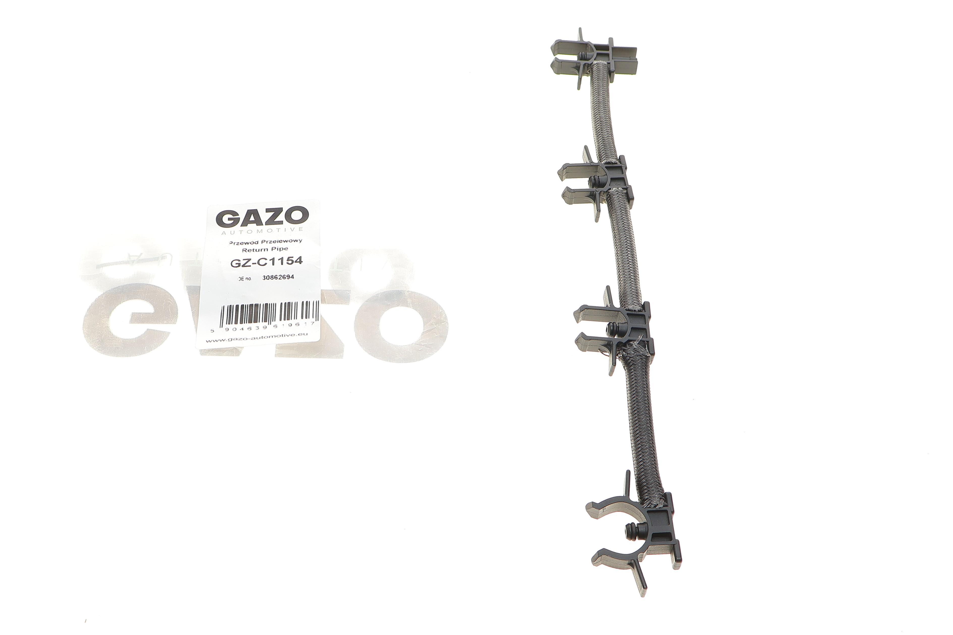 Шланг зливний Renault Kangoo/Clio II/Volvo S40 I/V40 1.9 DTI/DI 99-