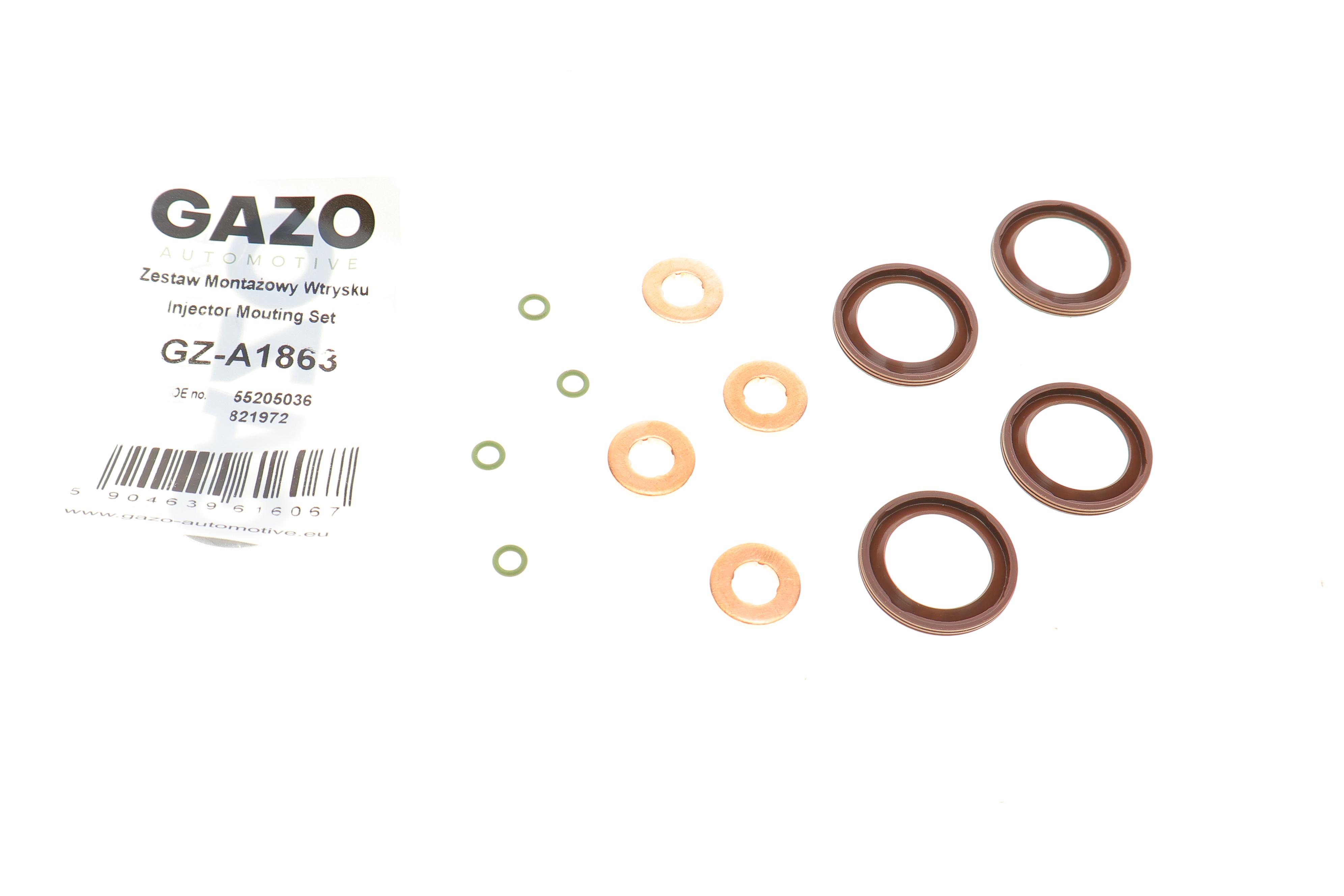 Ремкомплект форсунки Opel Astra H/Combo 1.3 CDTI 05-11 (к-кт на 4шт)