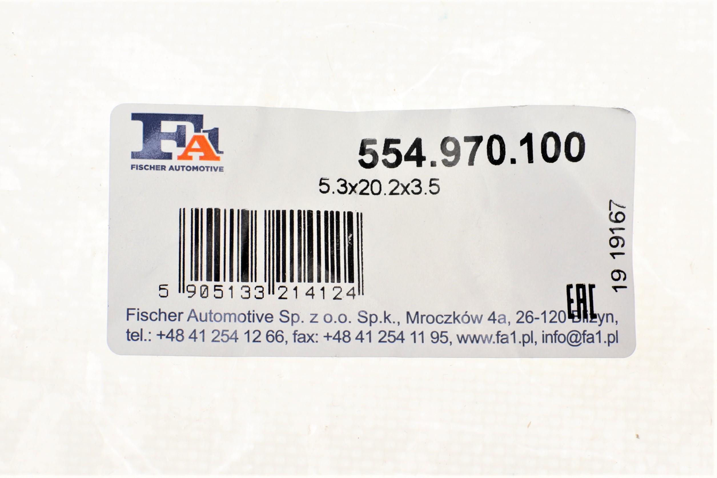 Шайба під форсунку VW/Audi/Fiat (5.3x20.2x3.5) (к-кт 100шт)