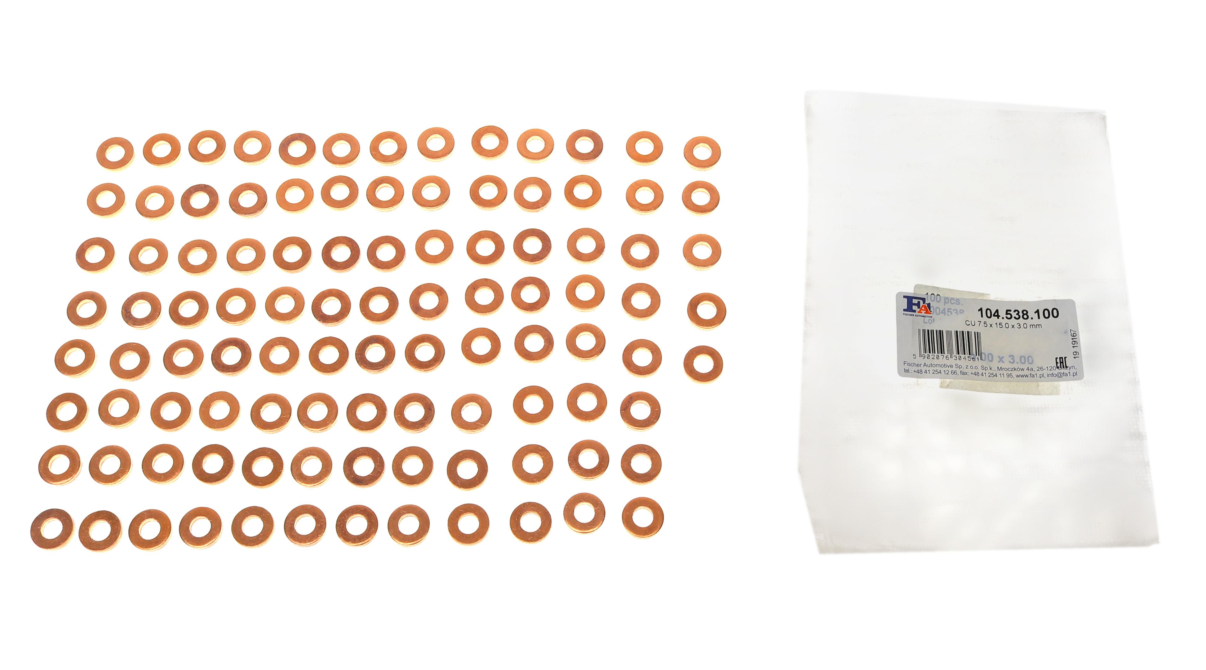 Шайба під форсунку Renault Trafic 1.9-2.5 dCi (7.5x15x2) (к-кт 100шт)