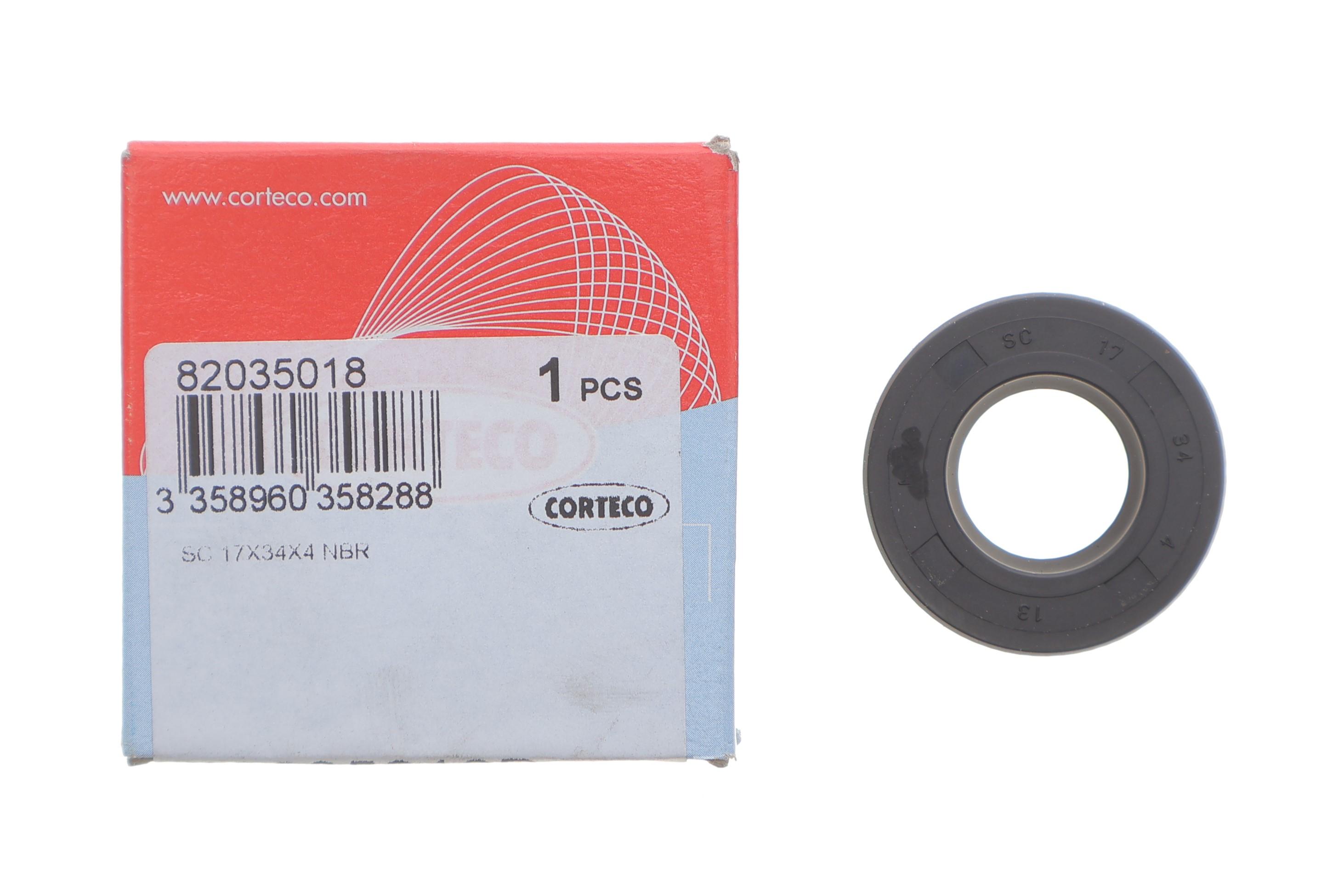 Сальник вала ПНВТ MB 123 (W123)/G-class (W460) OM616/OM617 76-91 (17x34x4)