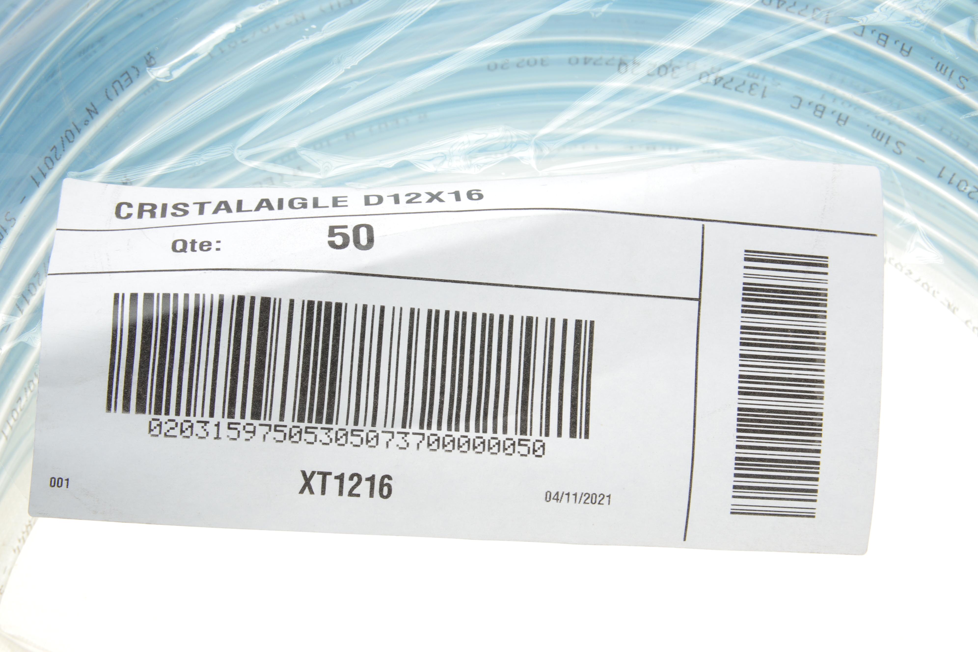 Шланг паливний (d=12x16mm) бухта 50м (прозорий)