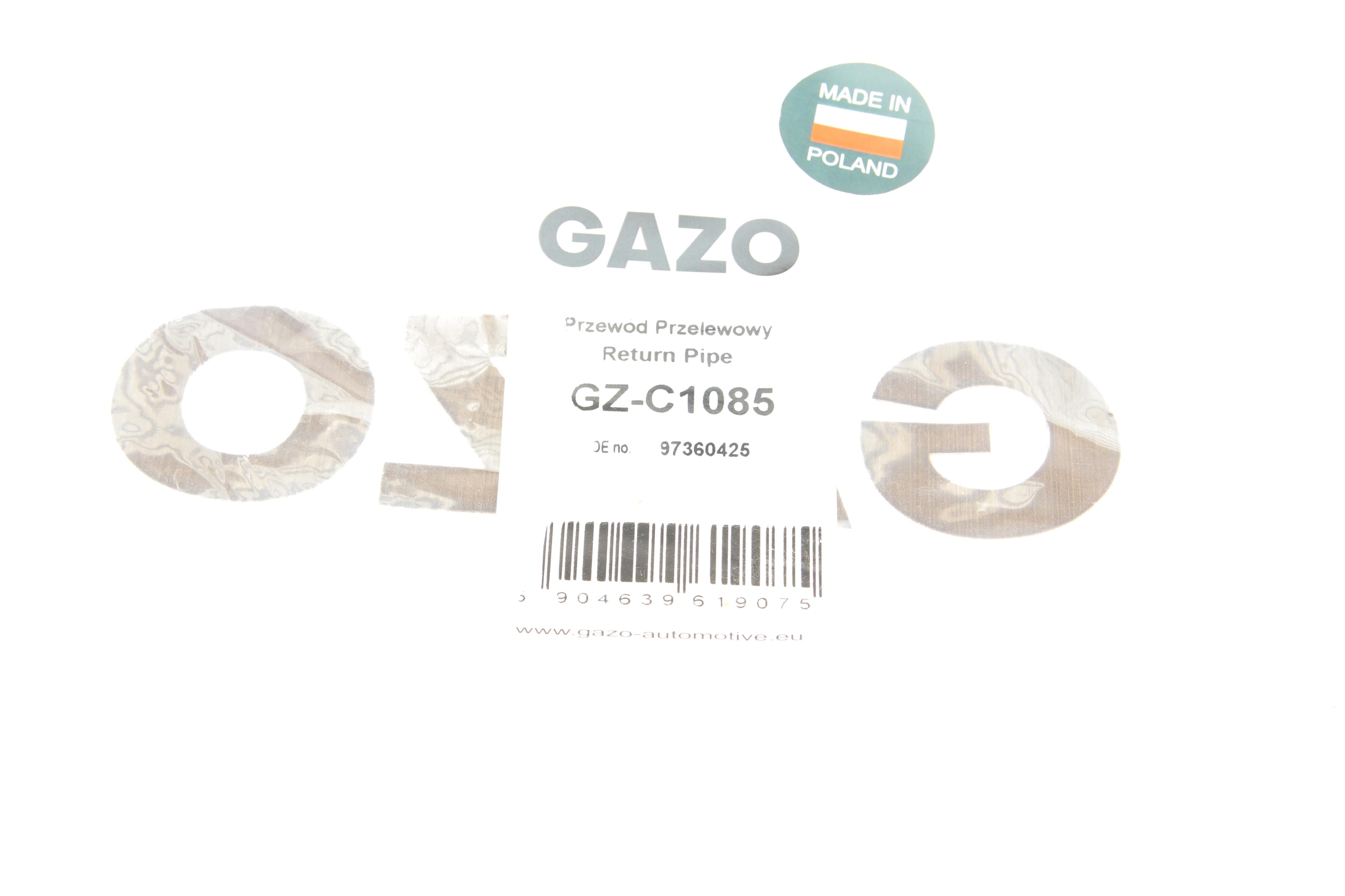 Шланг зливний Opel Astra G/H 1.7 CDTI 03-10 (к-кт)